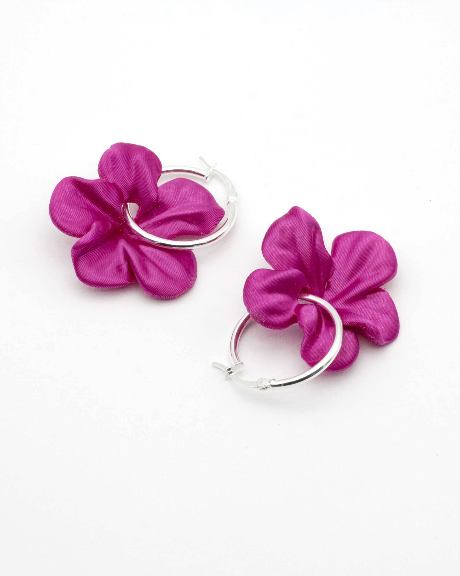 Pendientes Carmen en Rosa Ciclamen - 2