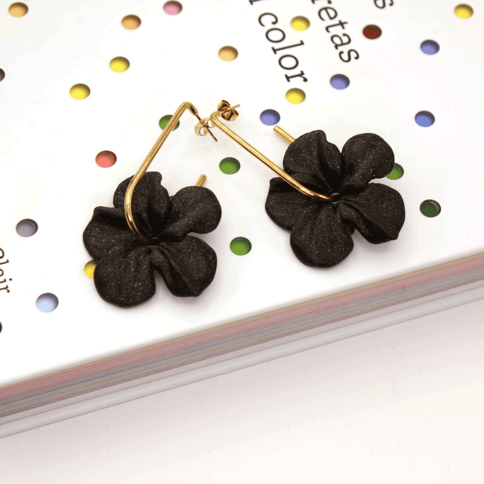 Pendientes Trionum Black - 2