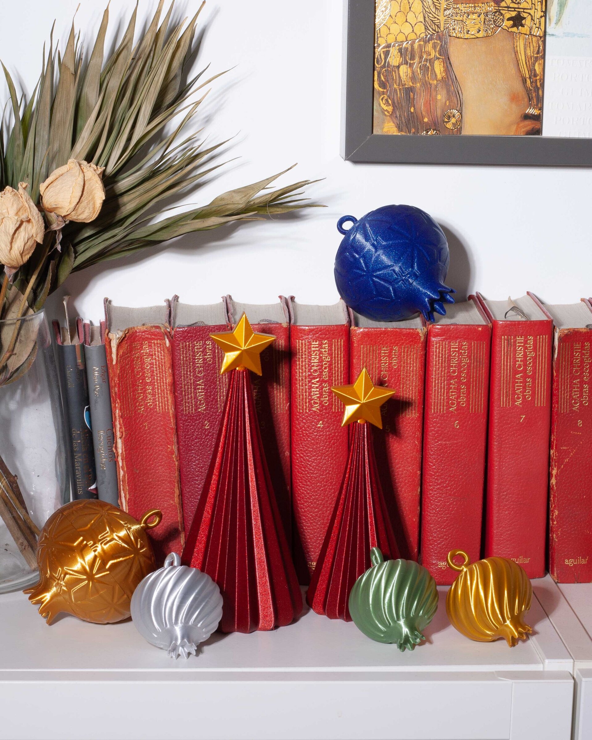 Arbolitos de Navidad en rojo - 3
