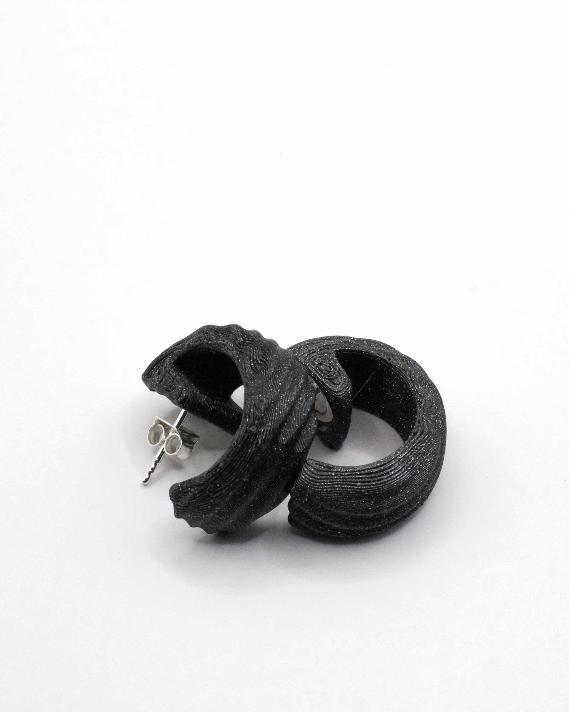 Aros mini en Negro Galaxy - 2