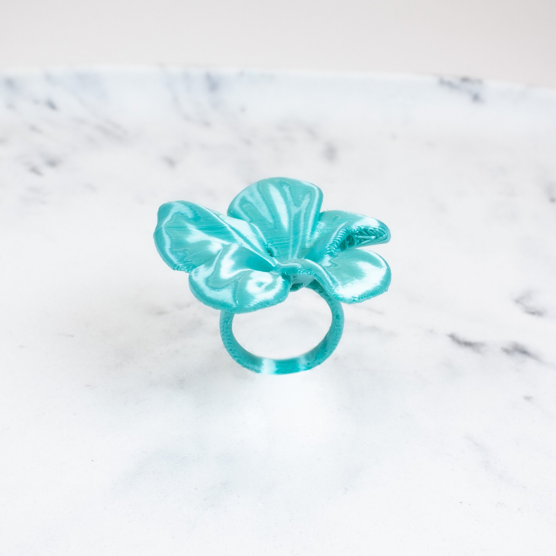 Anillo Hibis Turquesa - 3