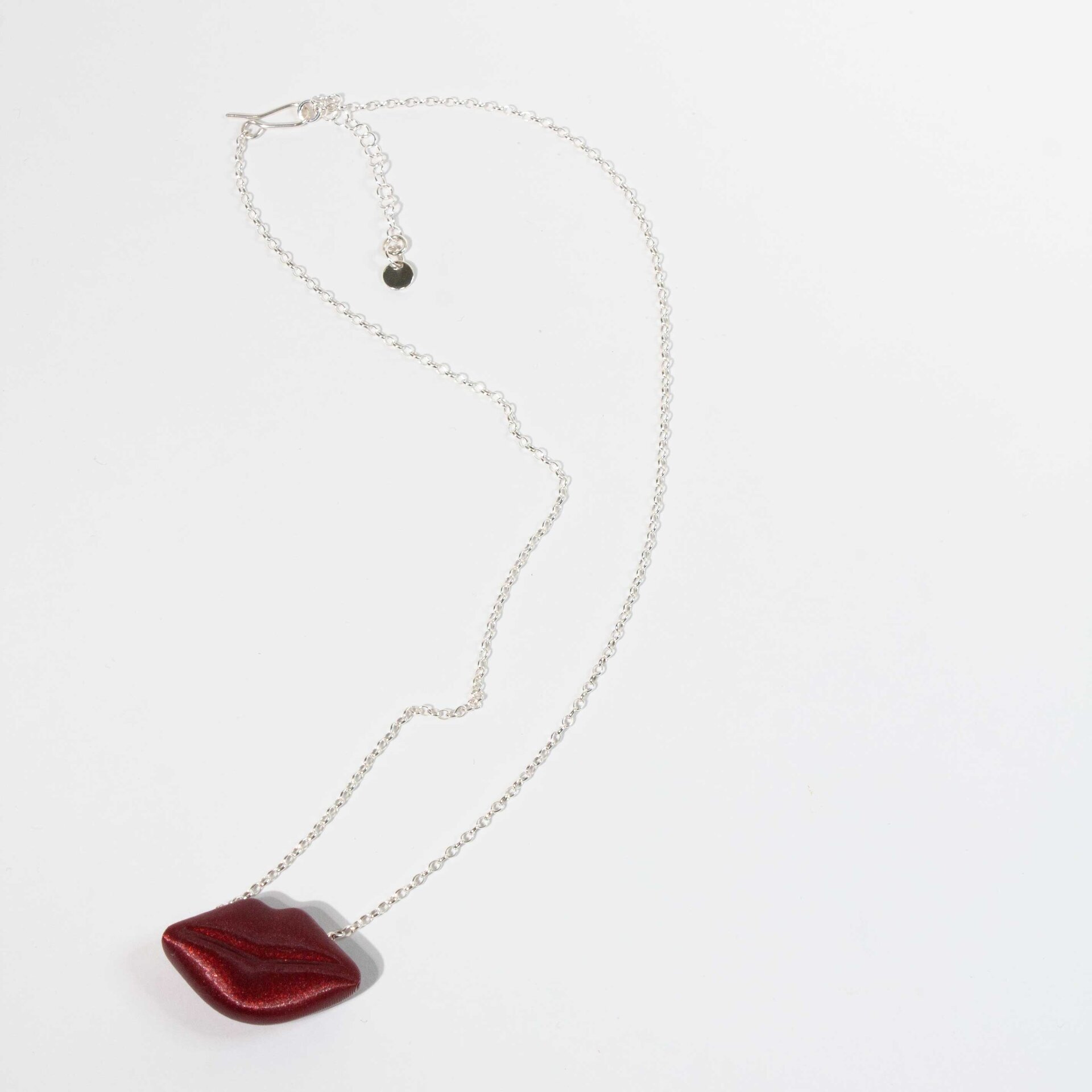 Colgante Bésame Rojo Oscuro - 4