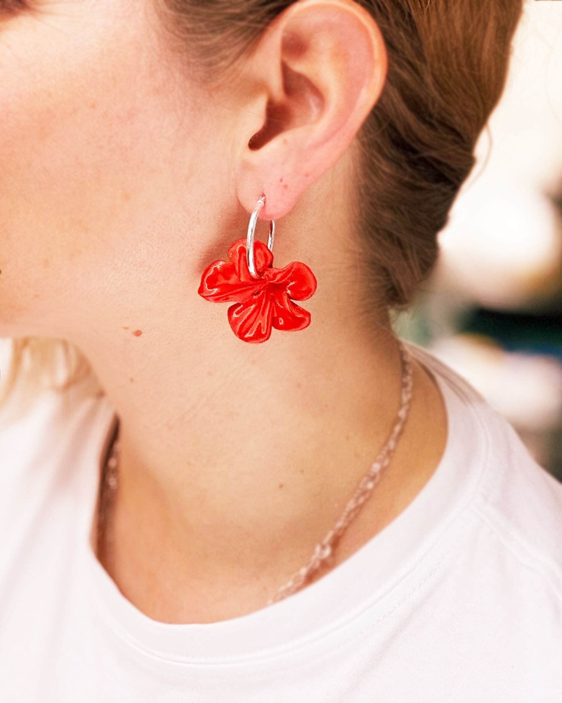 Pendientes Carmen en Rojo - 2