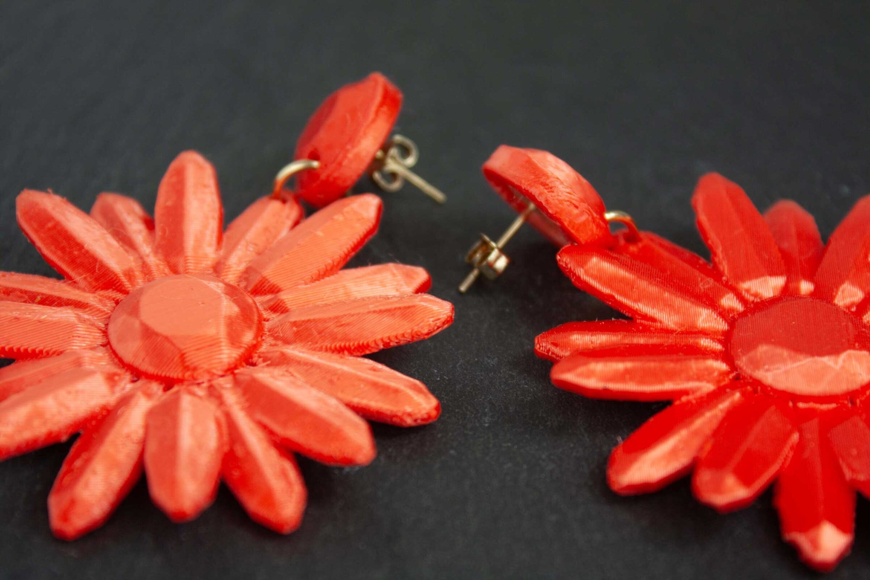 Pendientes Sevilha Rojo Coral - 2