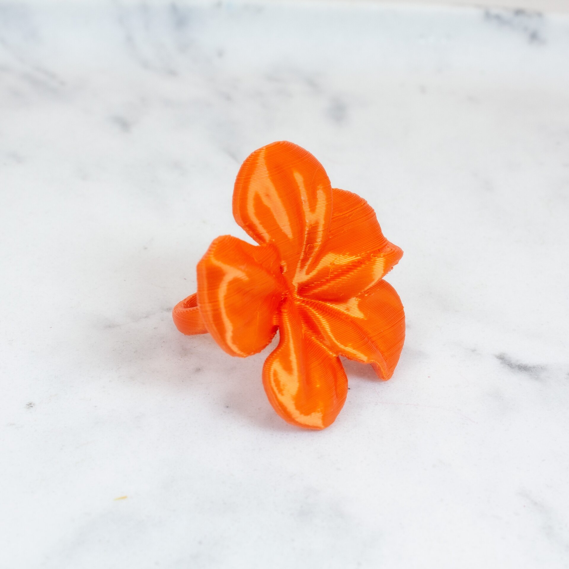 Anillo Hibis Orange - 4