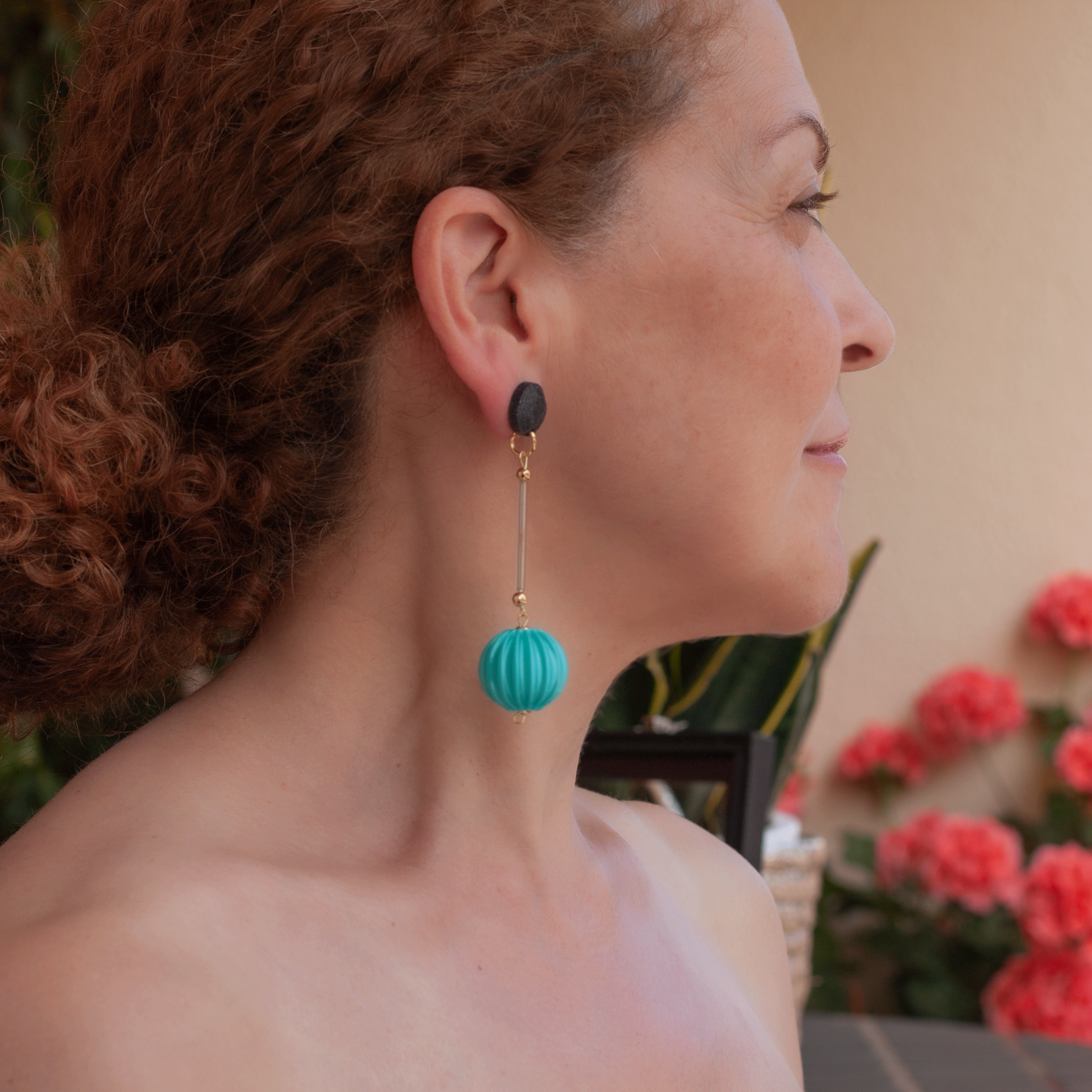 Pendientes Cassid Turquesa - 2