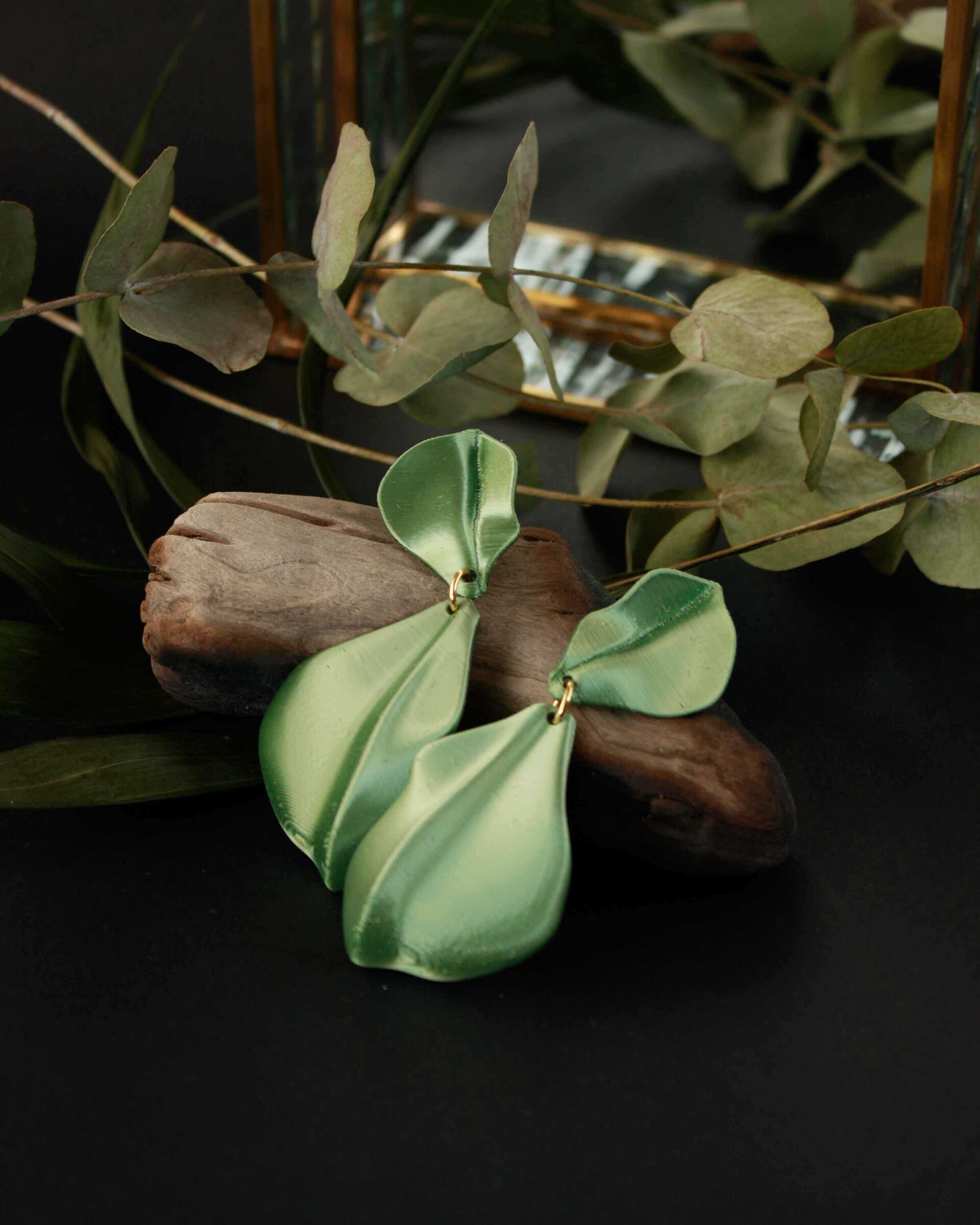 Pendientes Hanabira Leaf - 4
