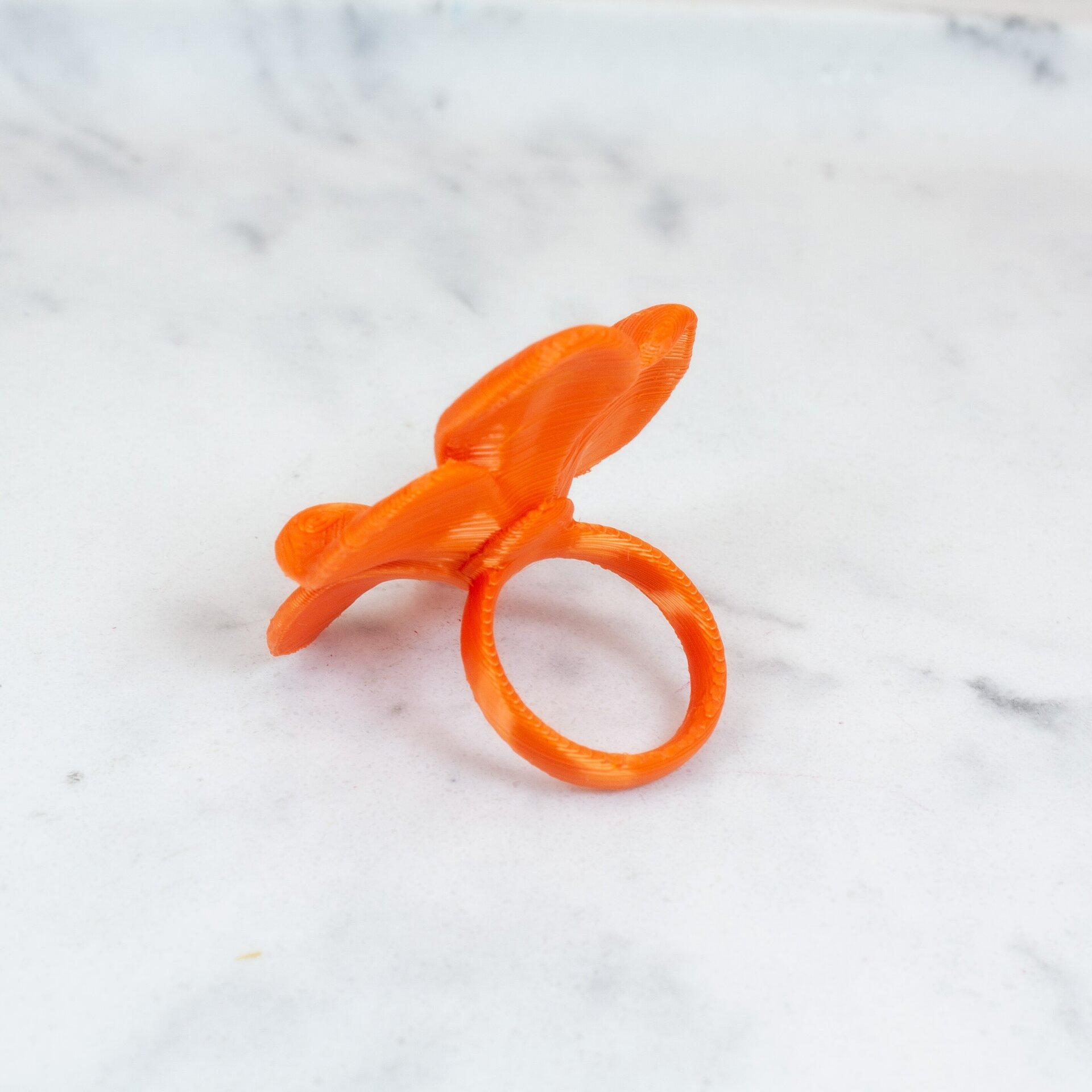 Anillo Hibis Orange - 2