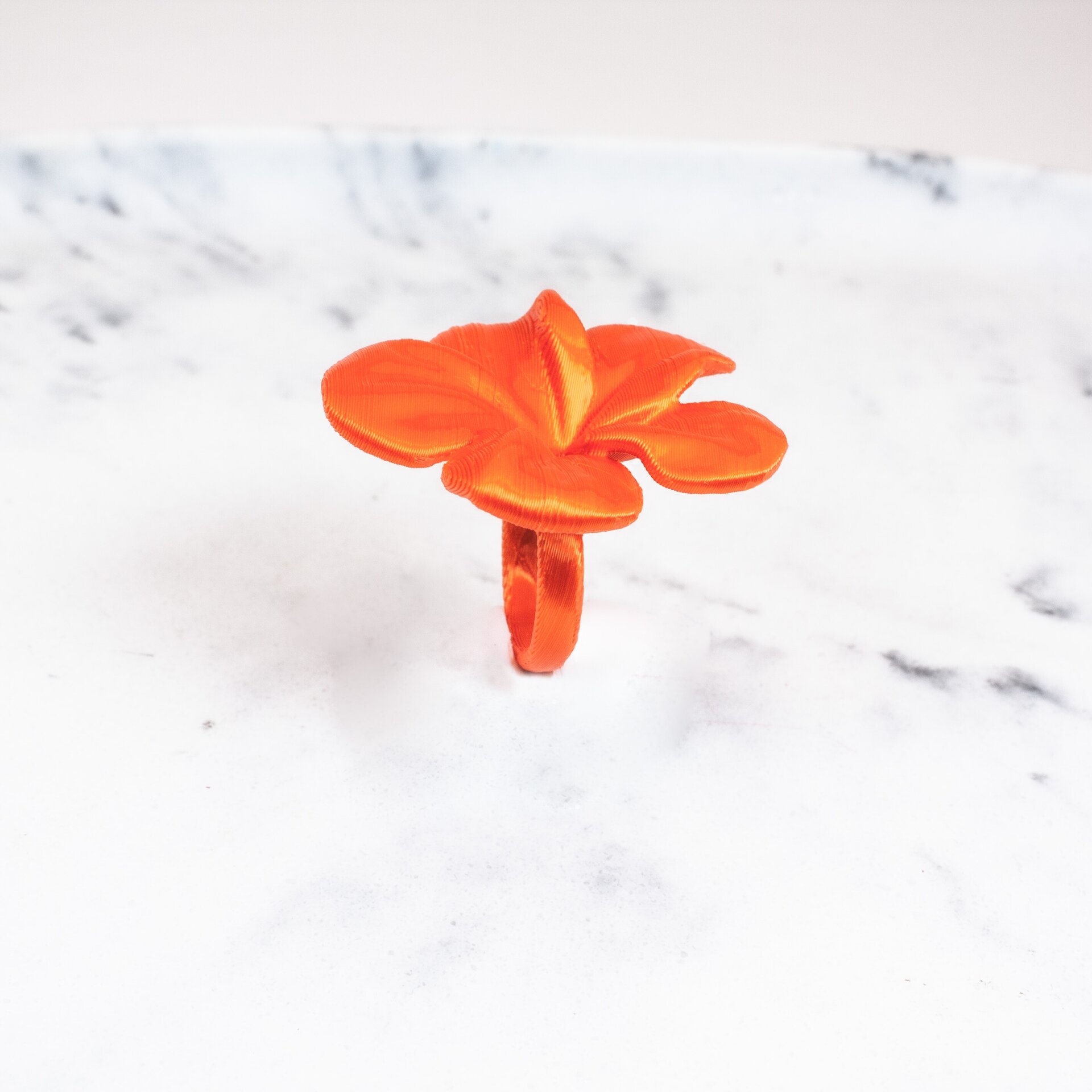 Anillo Hibis Orange - 7