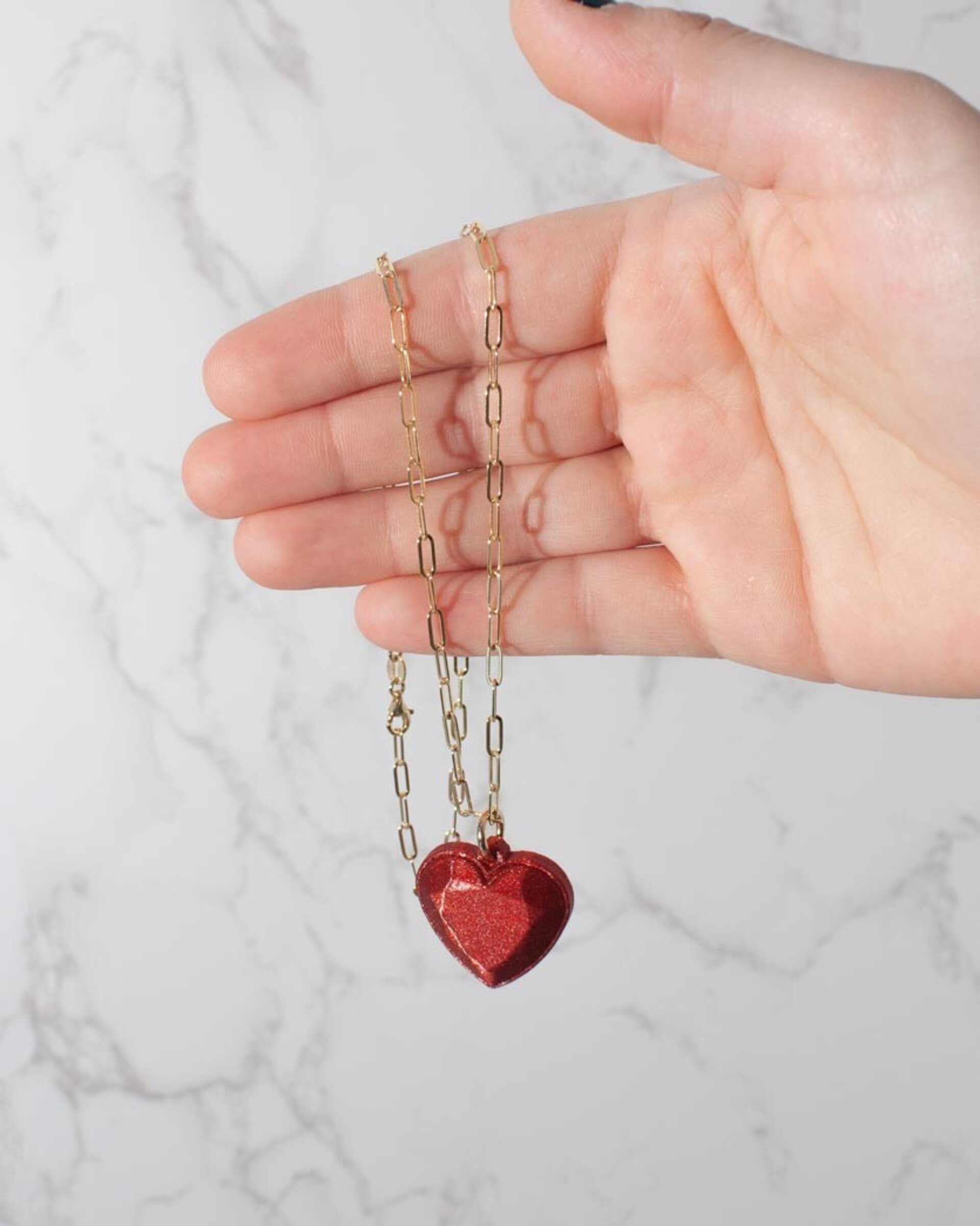 Colgante Heart Rojo - 3