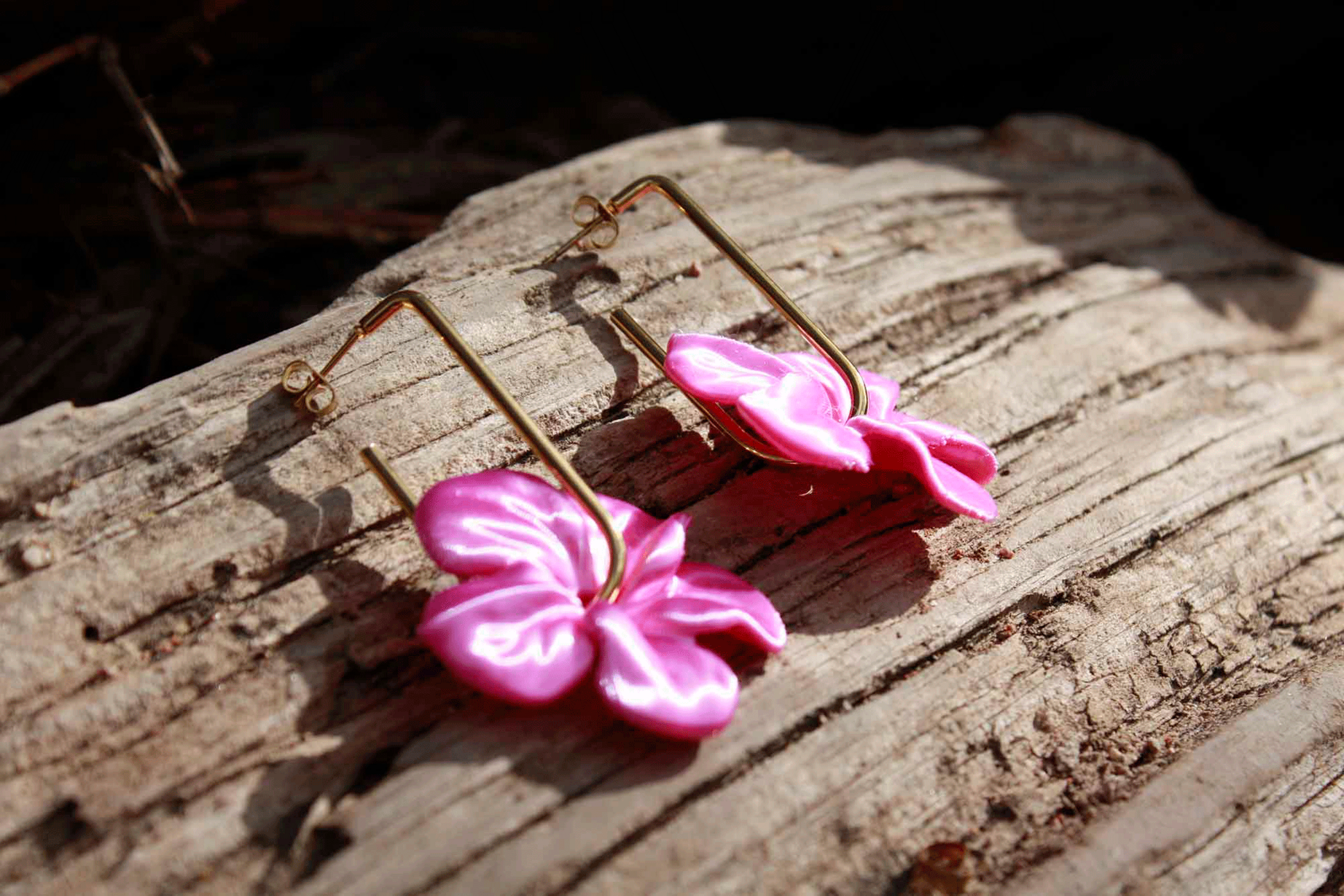 Pendientes Trionum Pink - 2