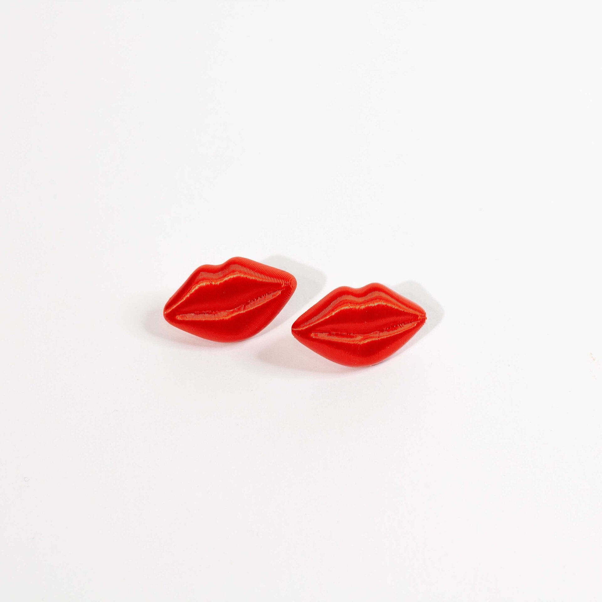 Pendientes KISSES Rojo Coral - 5