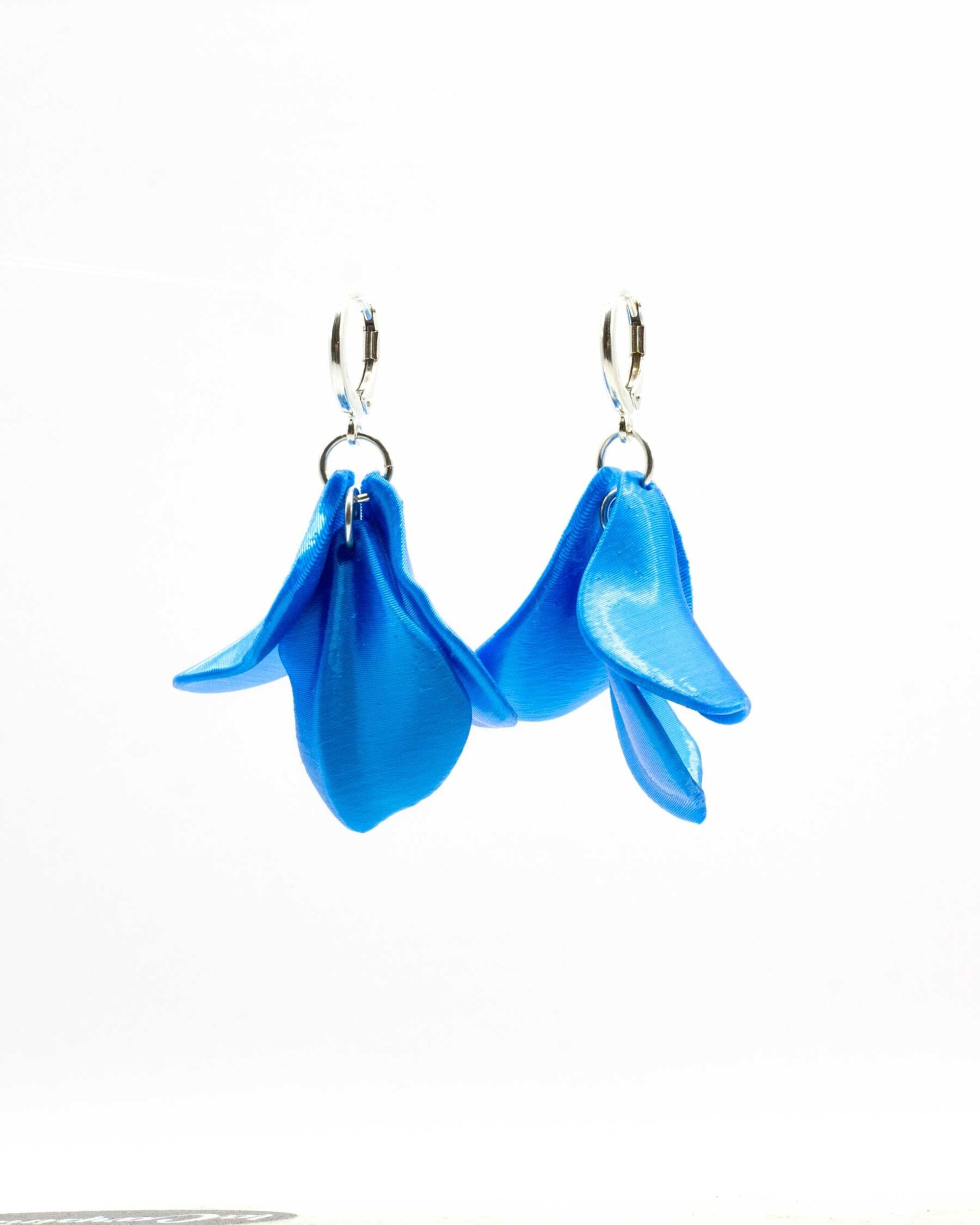Malva Pendientes color Azul Cyan - 3