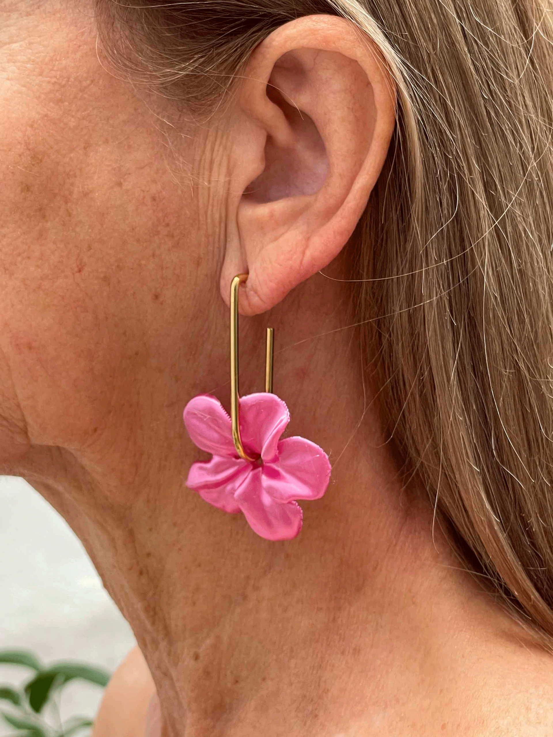 Pendientes Trionum Pink - 4