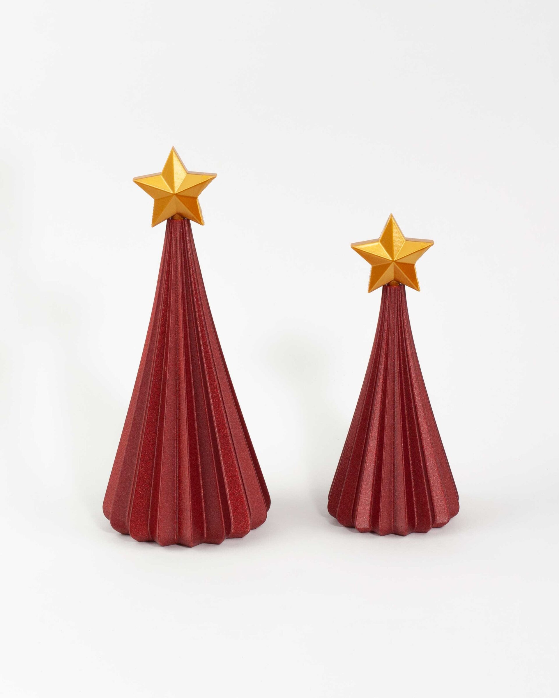 Arbolitos de Navidad en rojo - 2