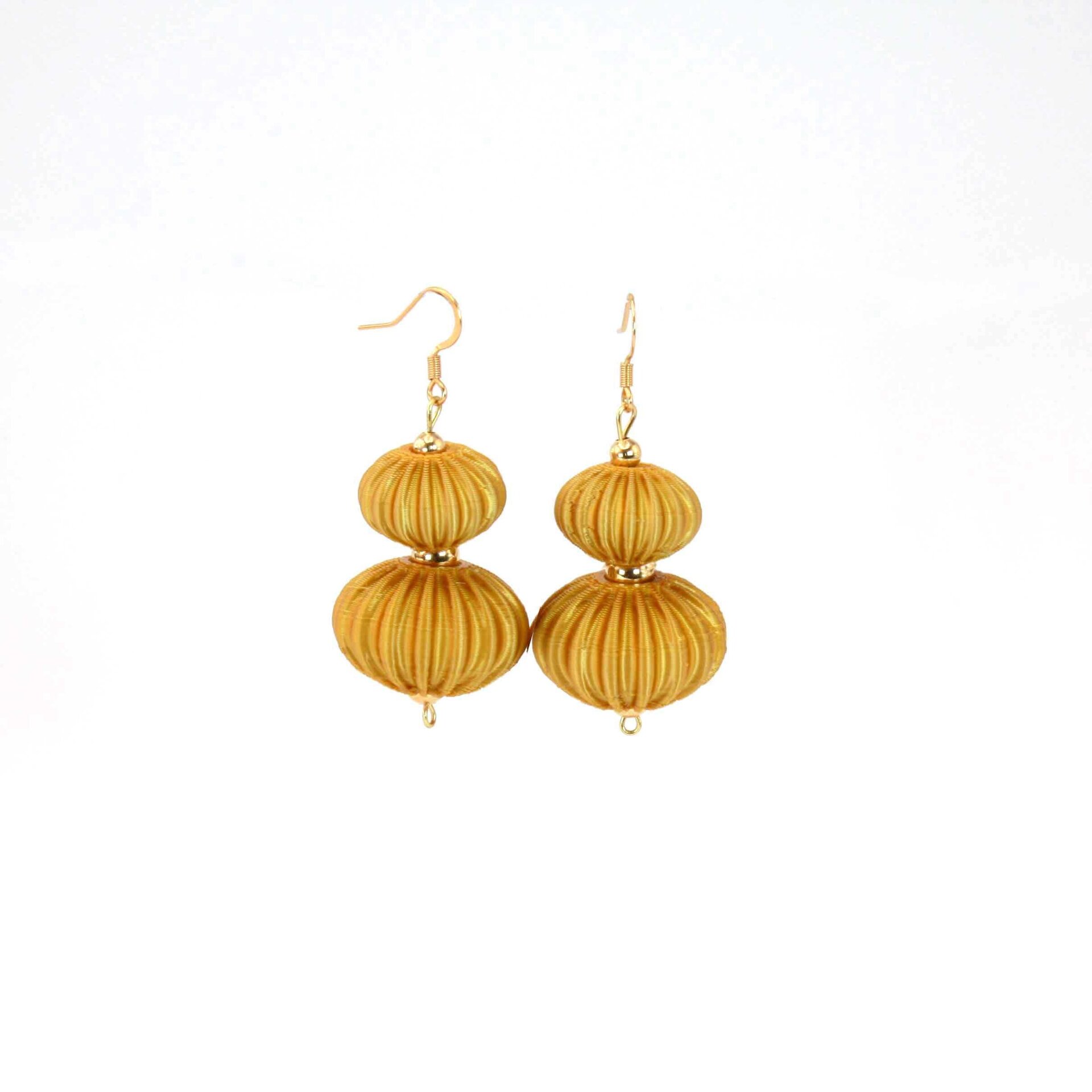 Pendientes Boletia Dorado - 3