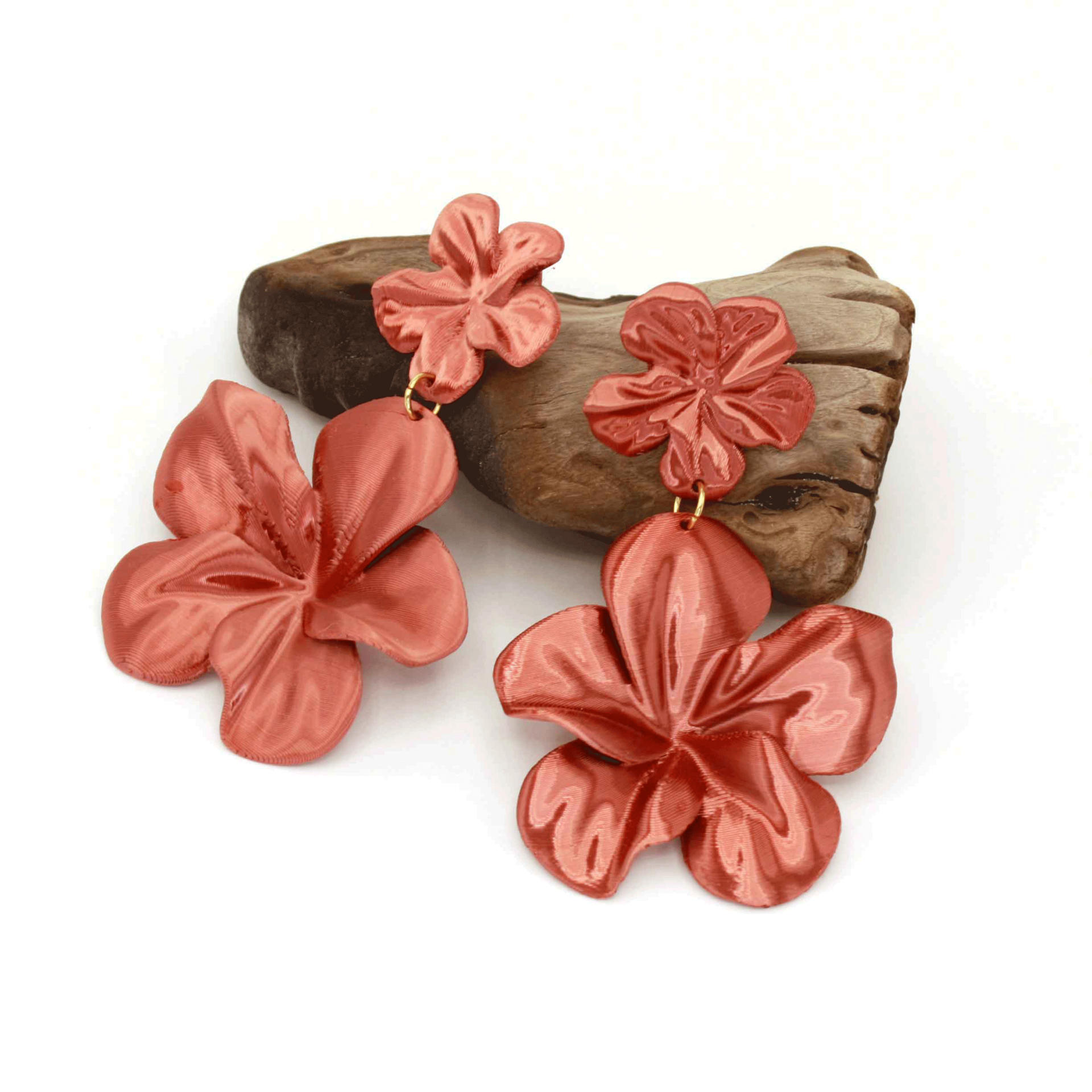 Pendientes Gran Hibis Cooper - 3