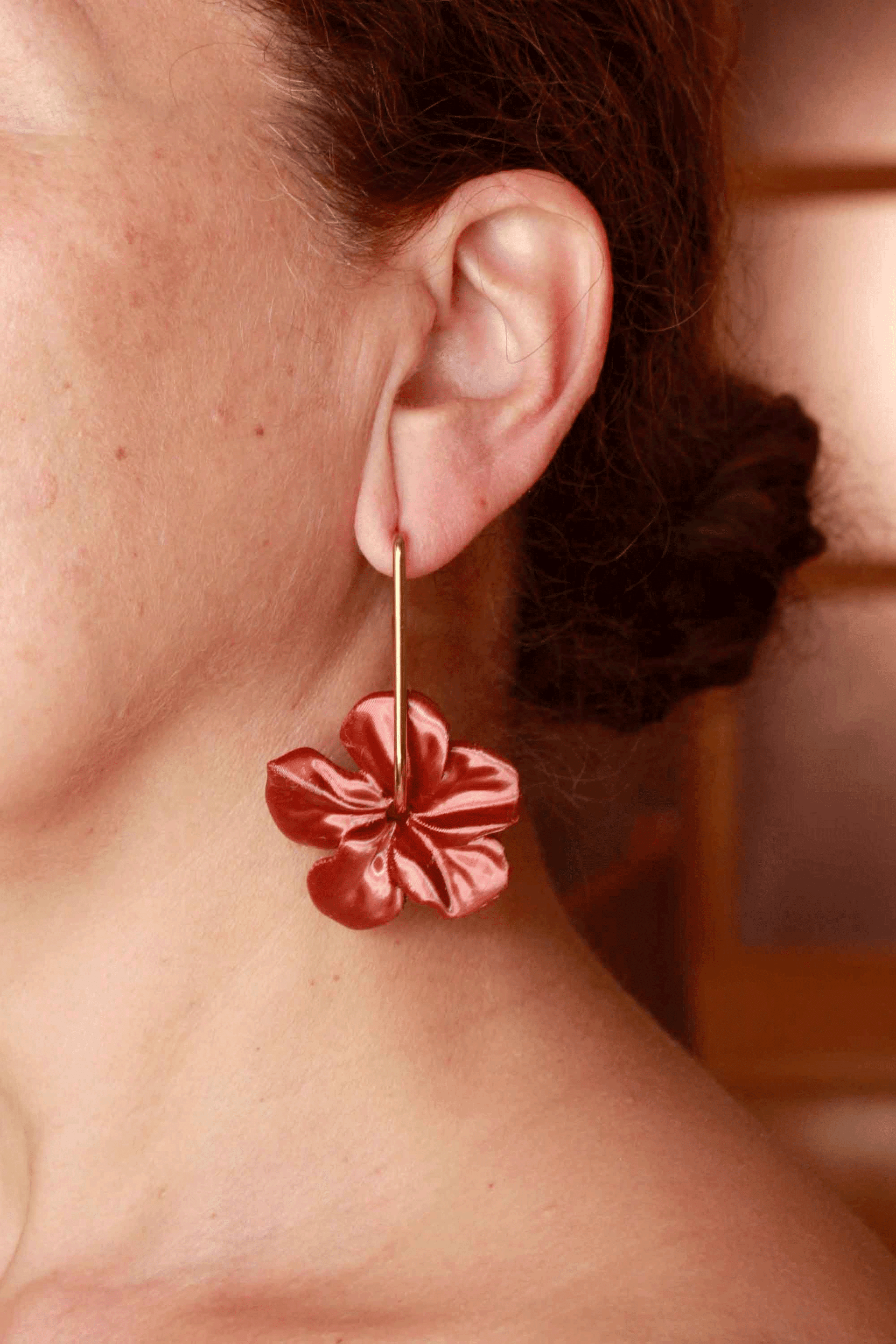 Pendientes Trionum Cobre - 5