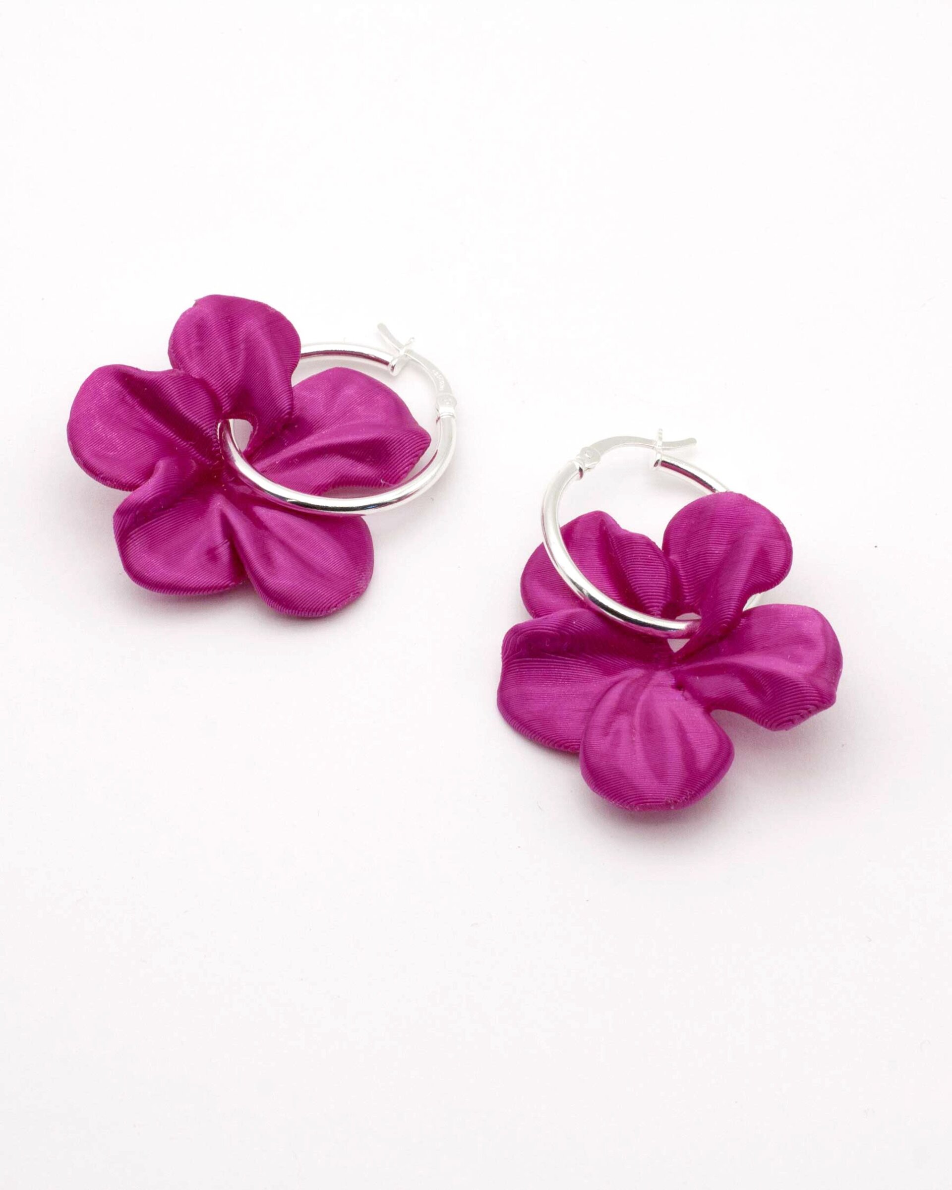 Pendientes Carmen en Rosa Ciclamen - 4