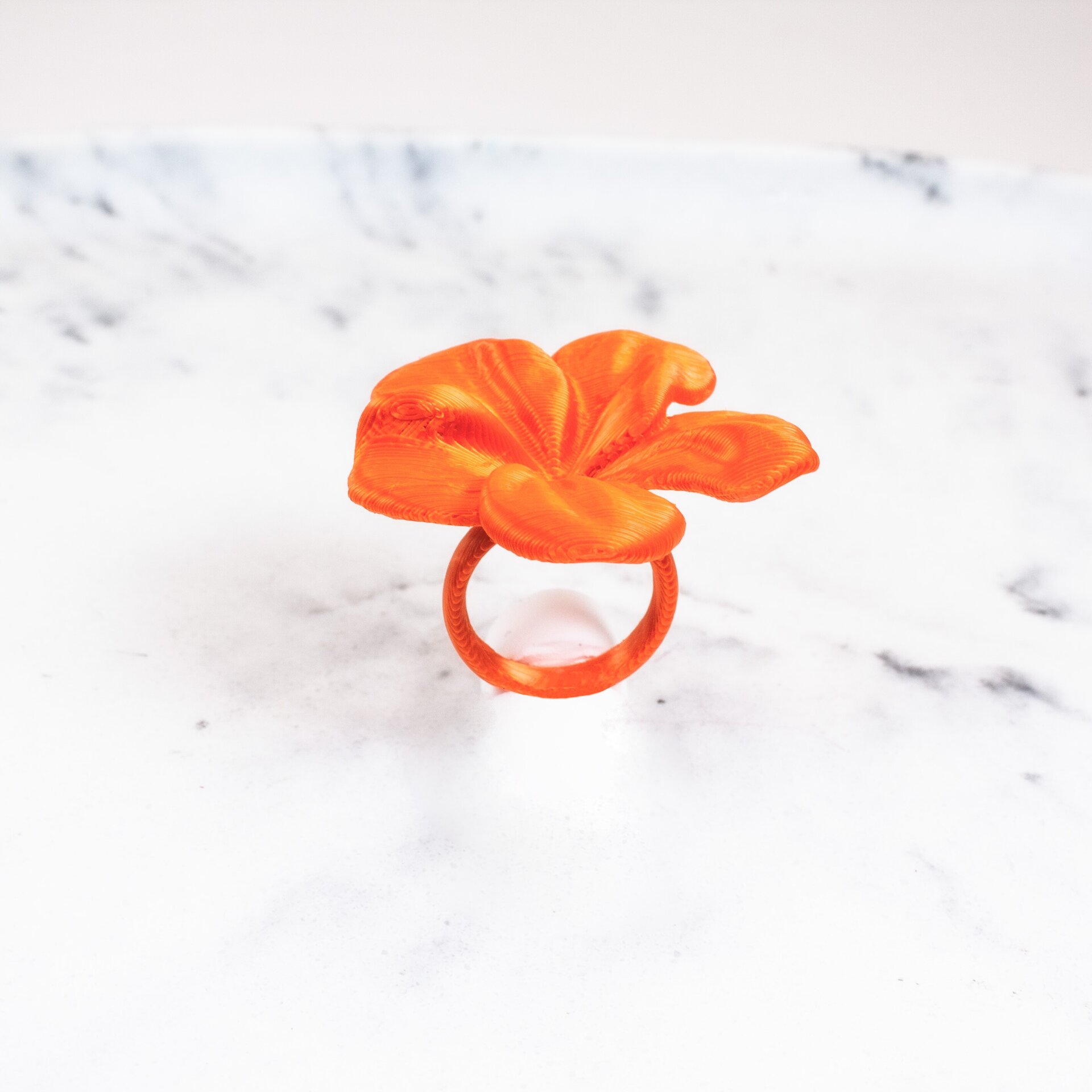 Anillo Hibis Orange - 5