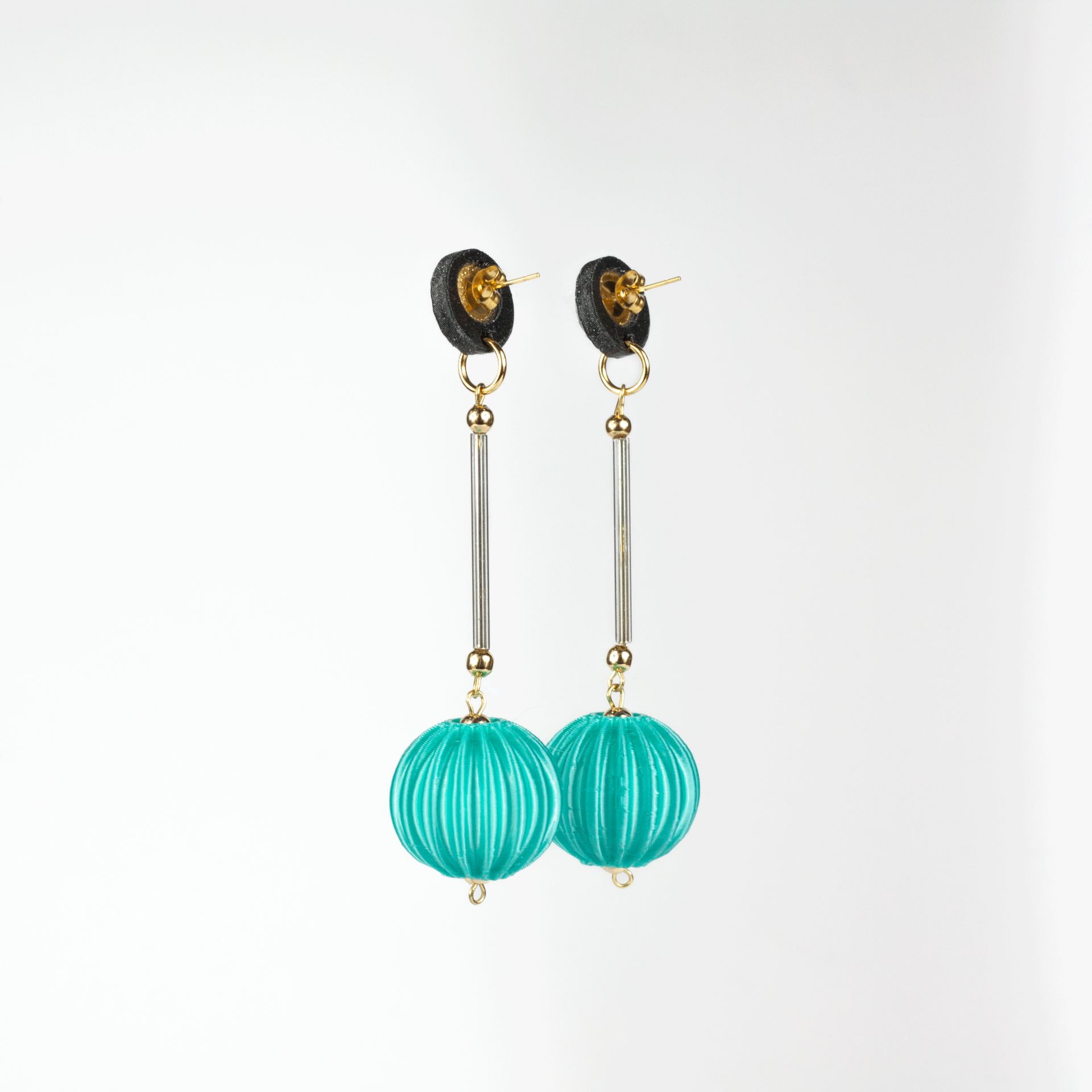 Pendientes Cassid Turquesa - 5