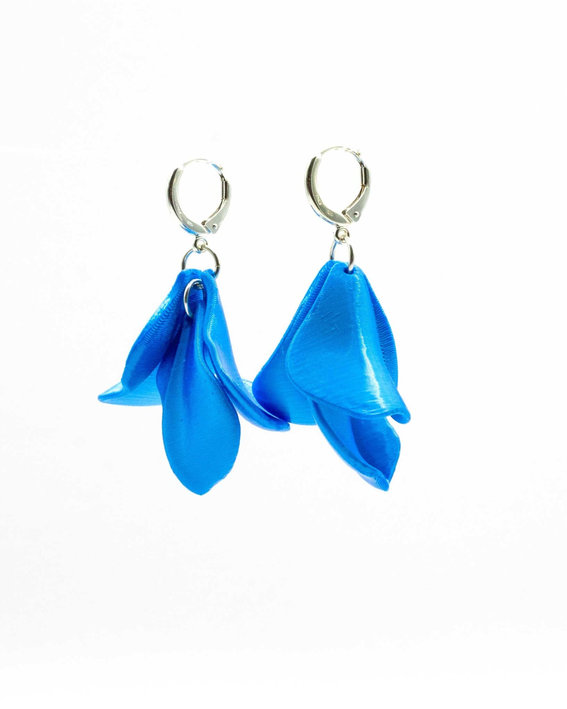 Malva Pendientes color Azul Cyan - 5