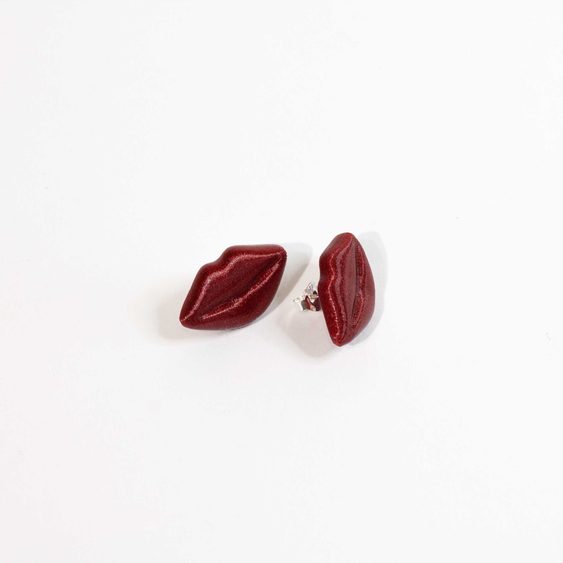 Pendientes KISSES Rojo Oscuro - 5