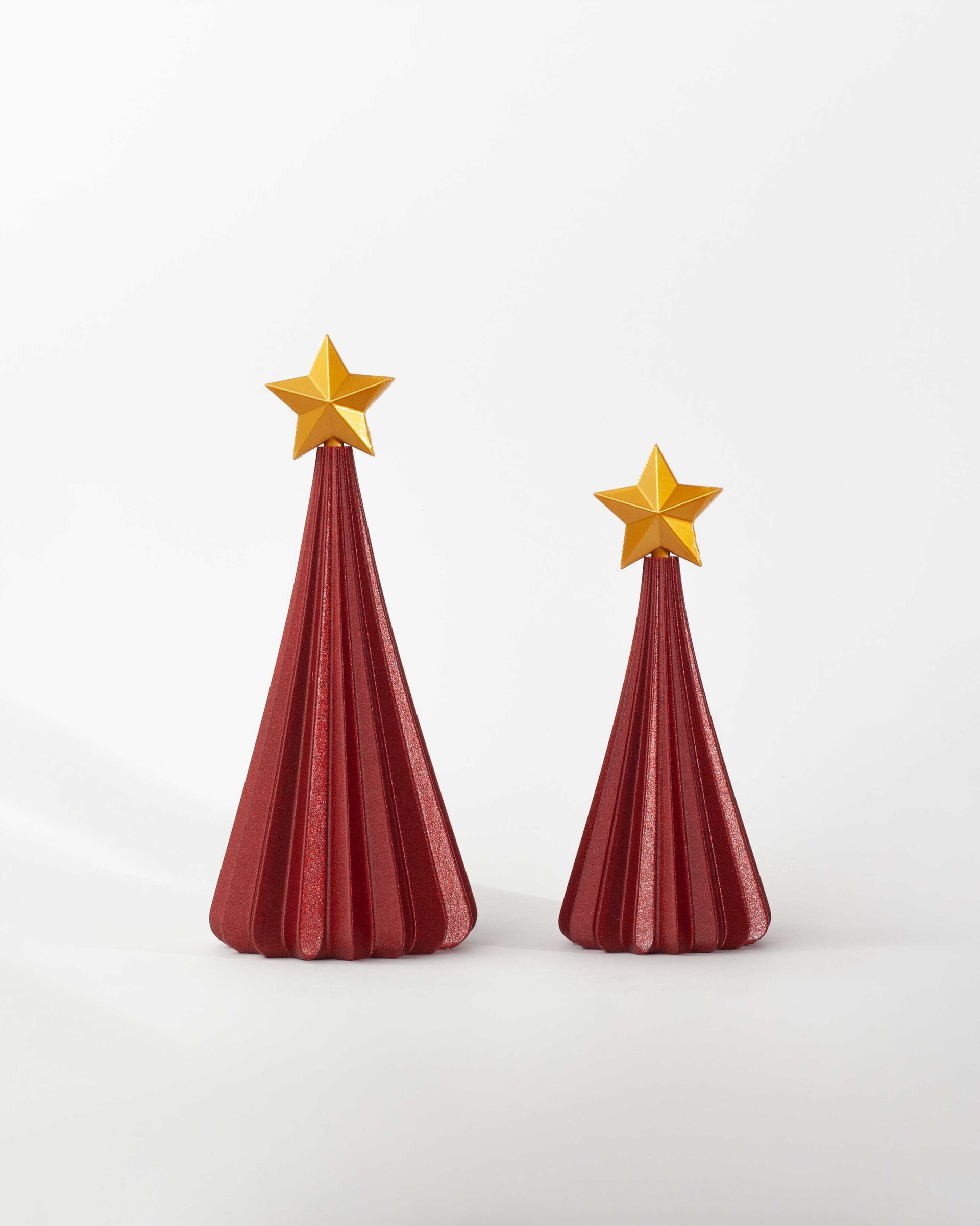 Arbolitos de Navidad en rojo - 4