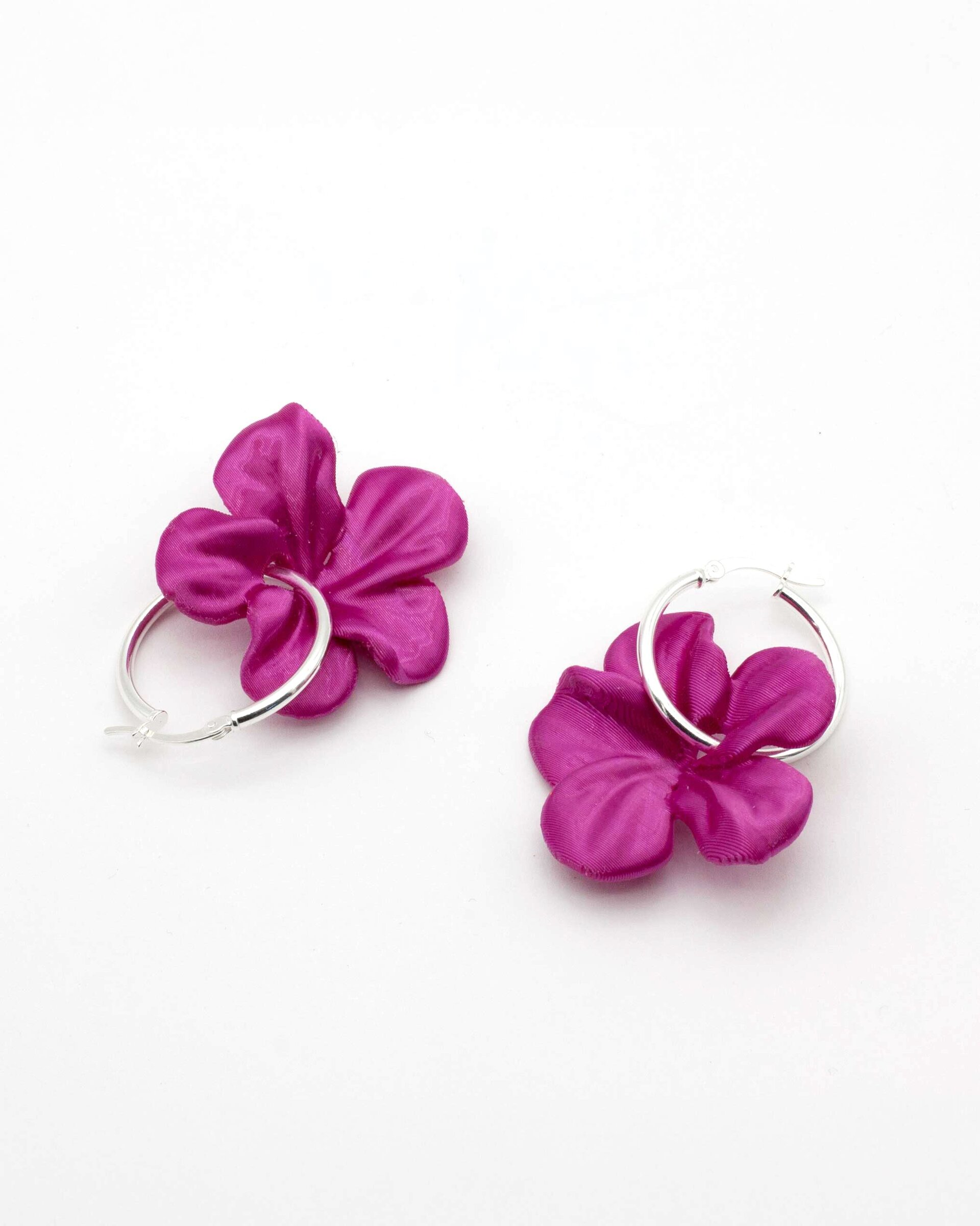 Pendientes Carmen en Rosa Ciclamen - 5