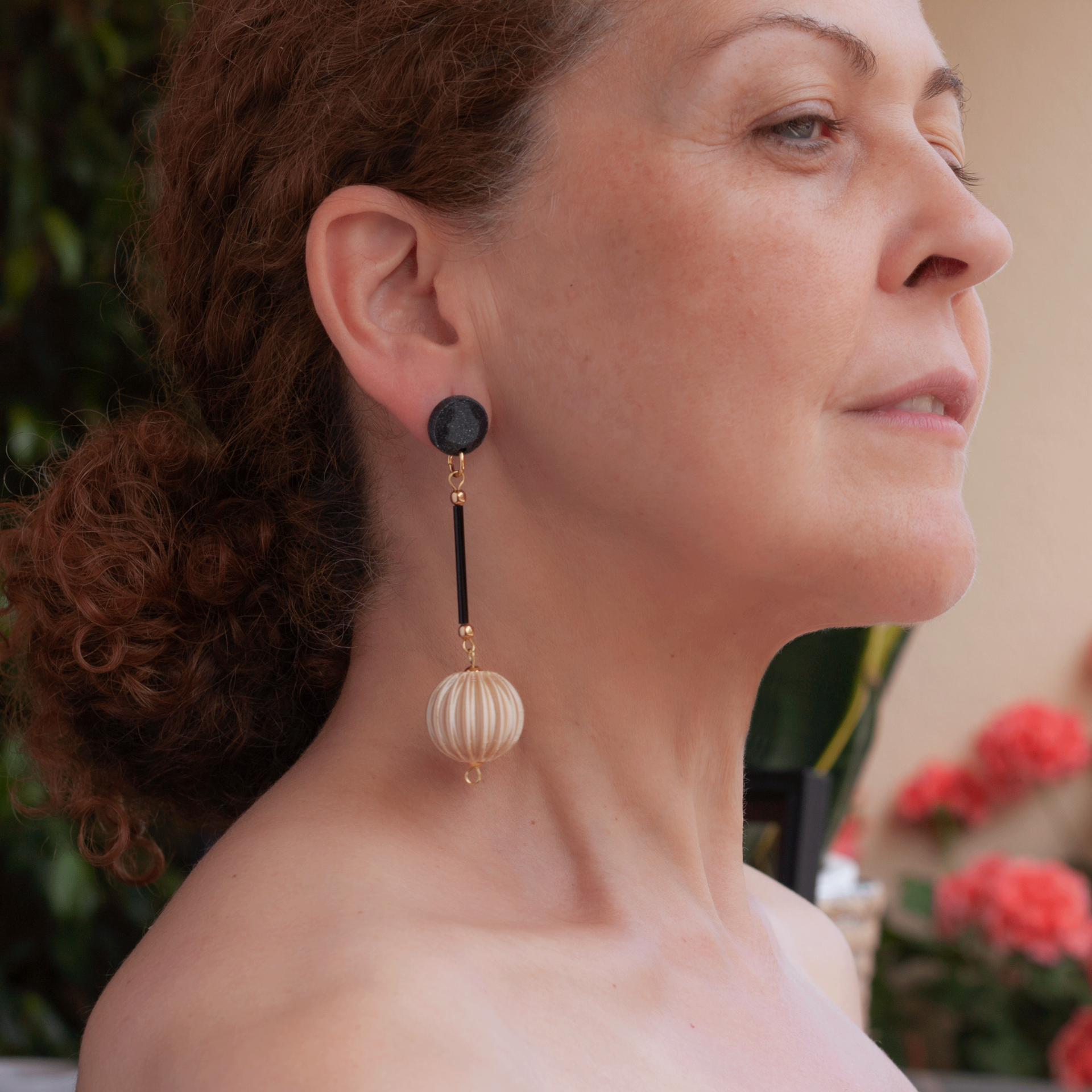 Pendientes Cassid Ivory - 3