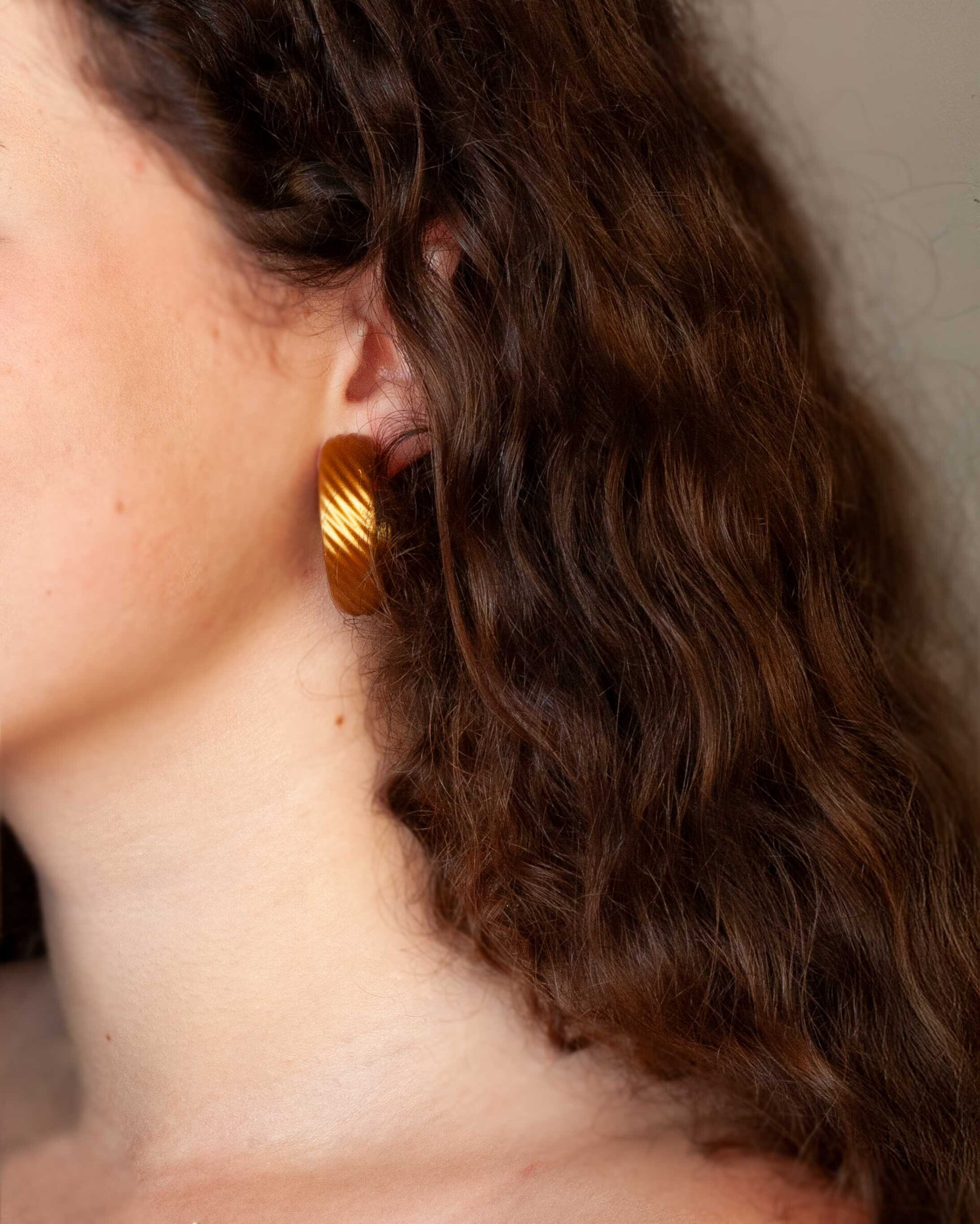 Pendientes de Aro Nouveau, en Dorado - 2