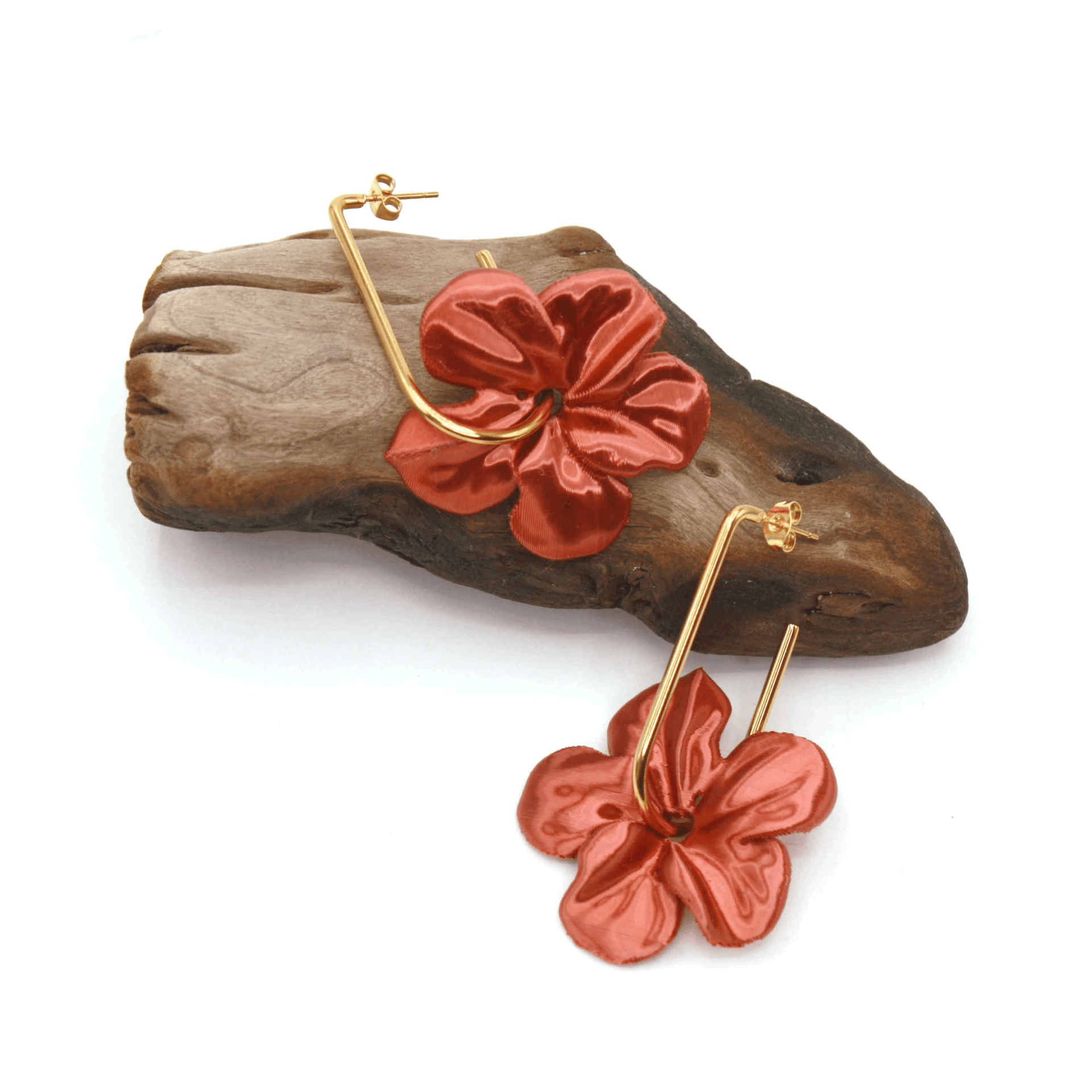 Pendientes Trionum Cobre - 2