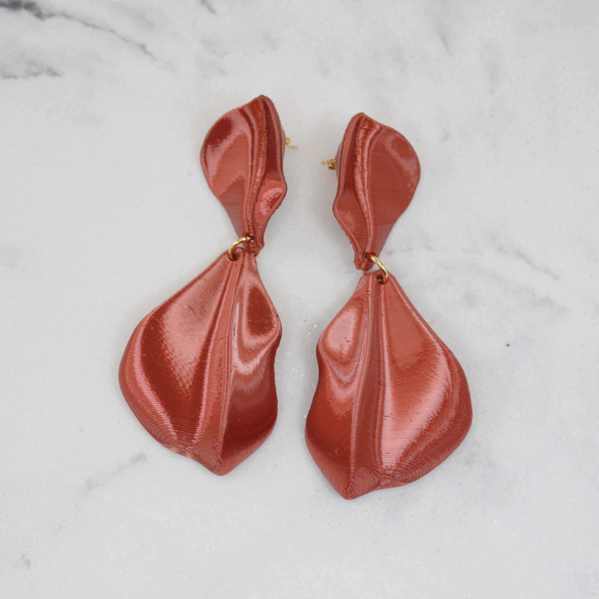 Pendientes Hanabira Cobre - 3