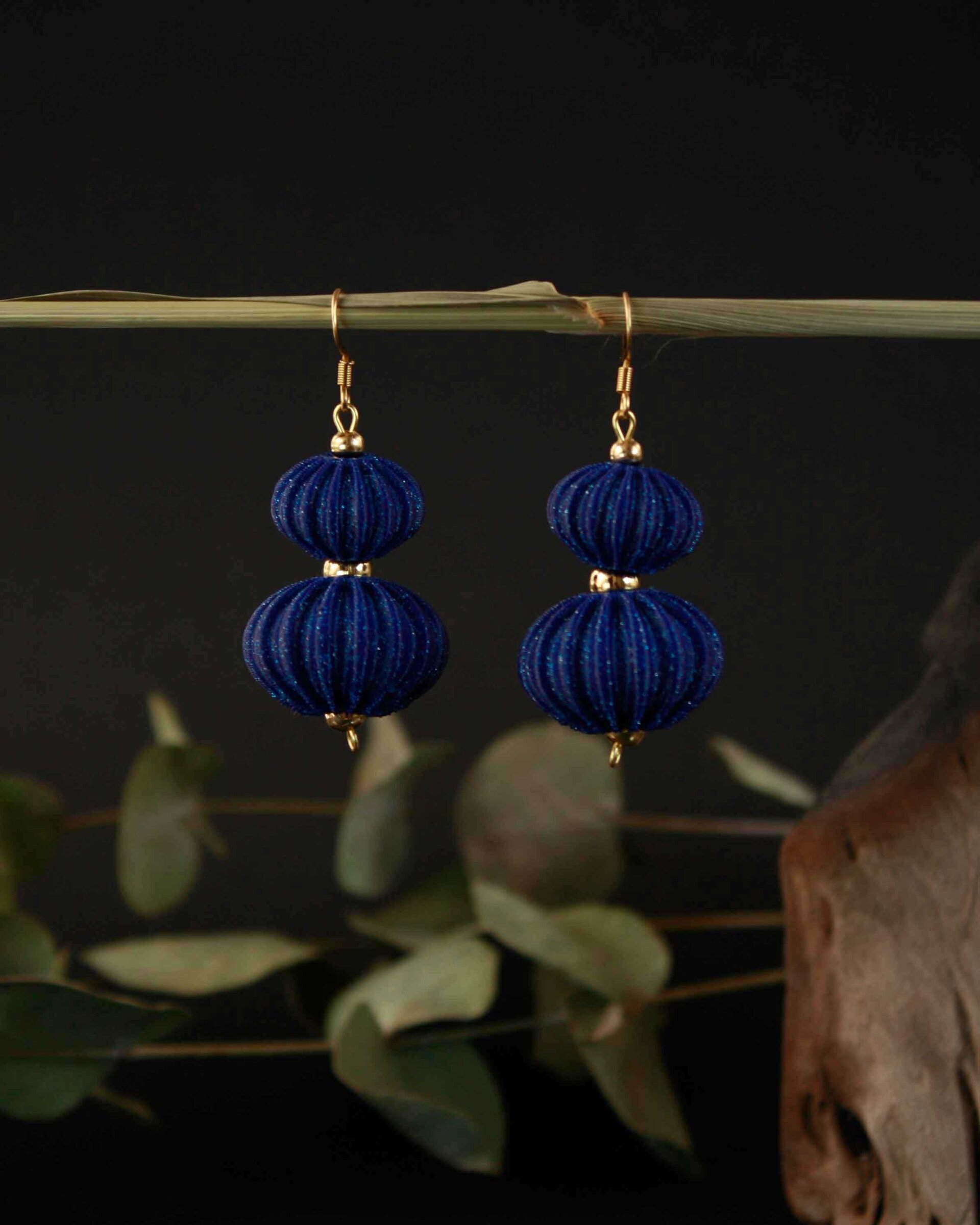 Pendientes Boletia Azul Ultramar - 4
