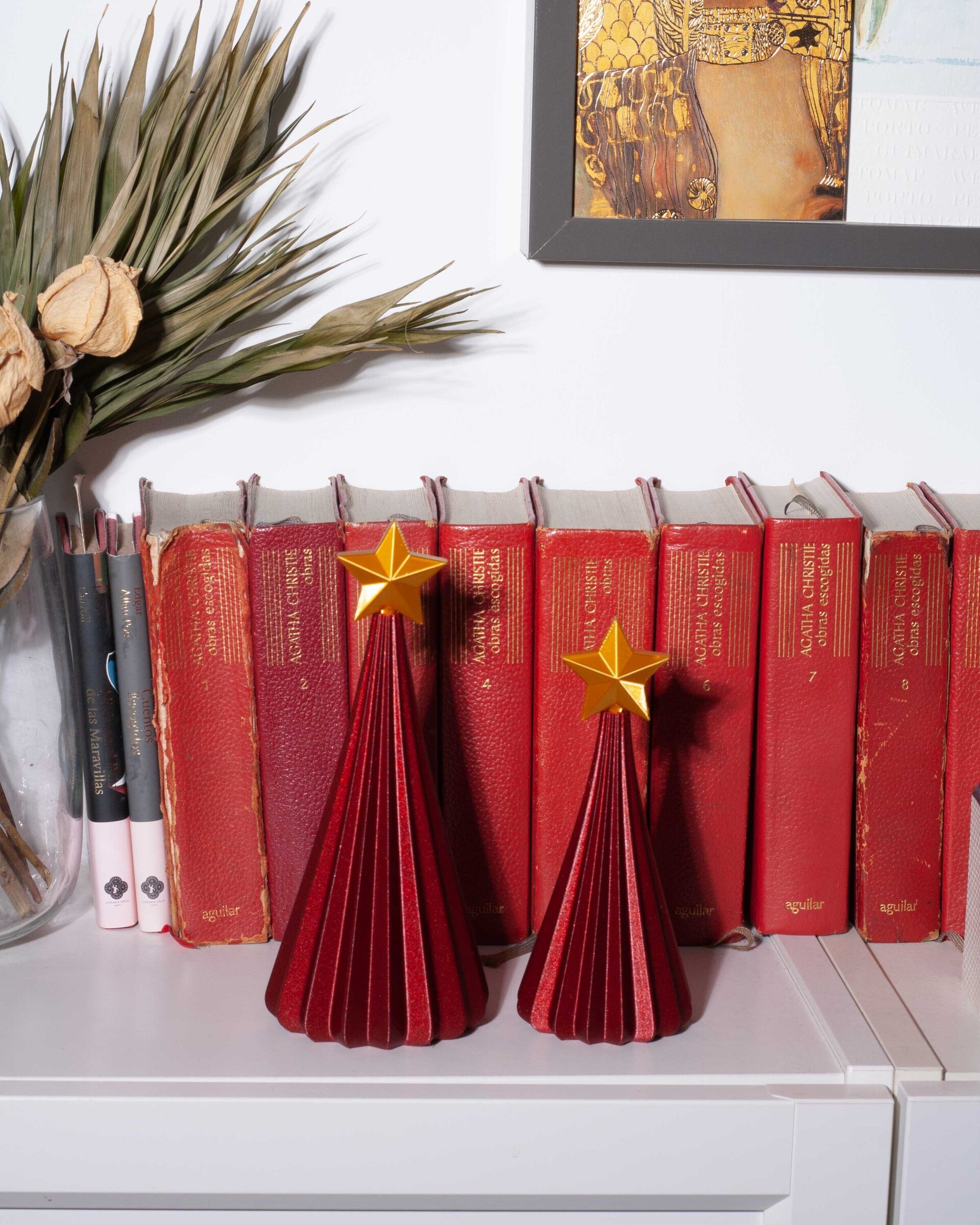 Arbolitos de Navidad en rojo - 5