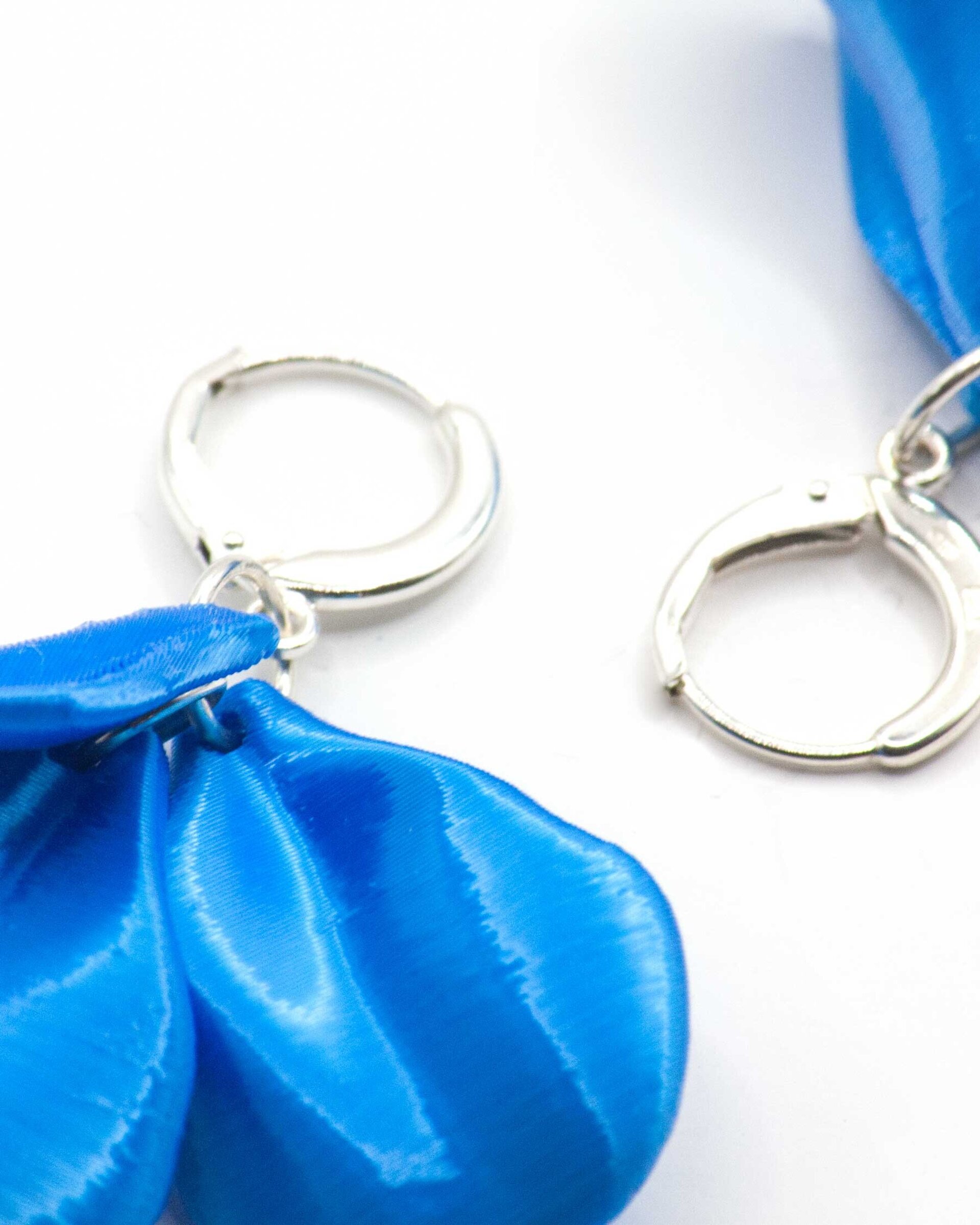 Malva Pendientes color Azul Cyan - 4