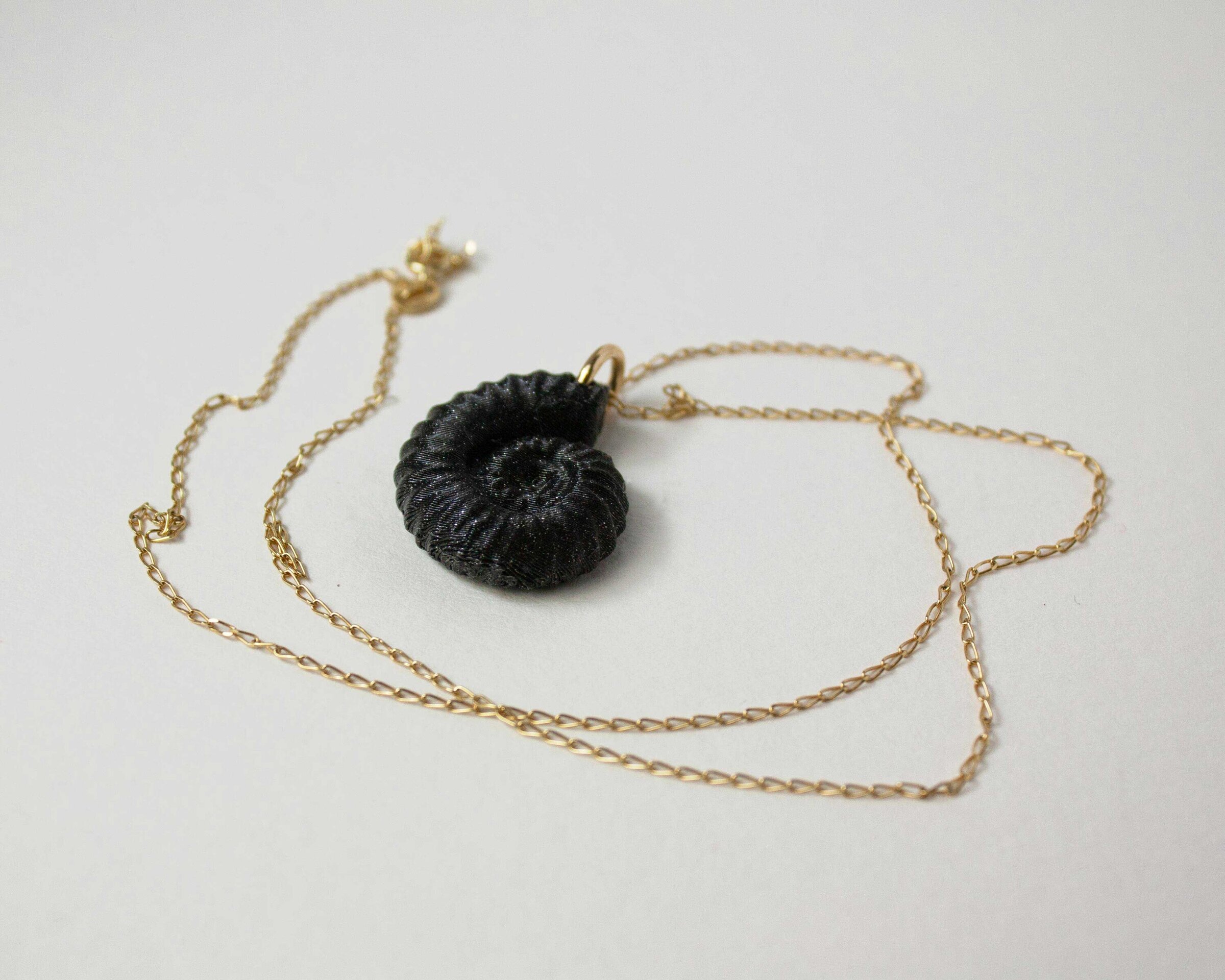 Colgante Amonites Black - 3