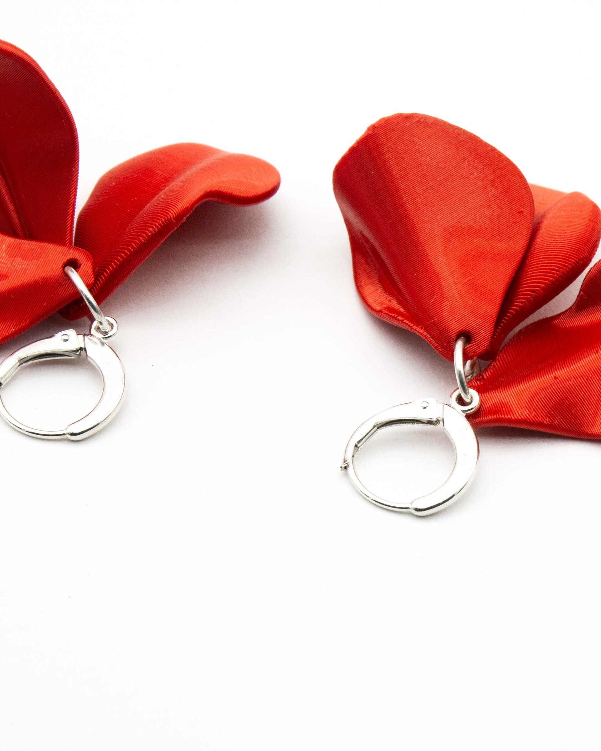 Malva Pendientes color Rojo Coral - 2