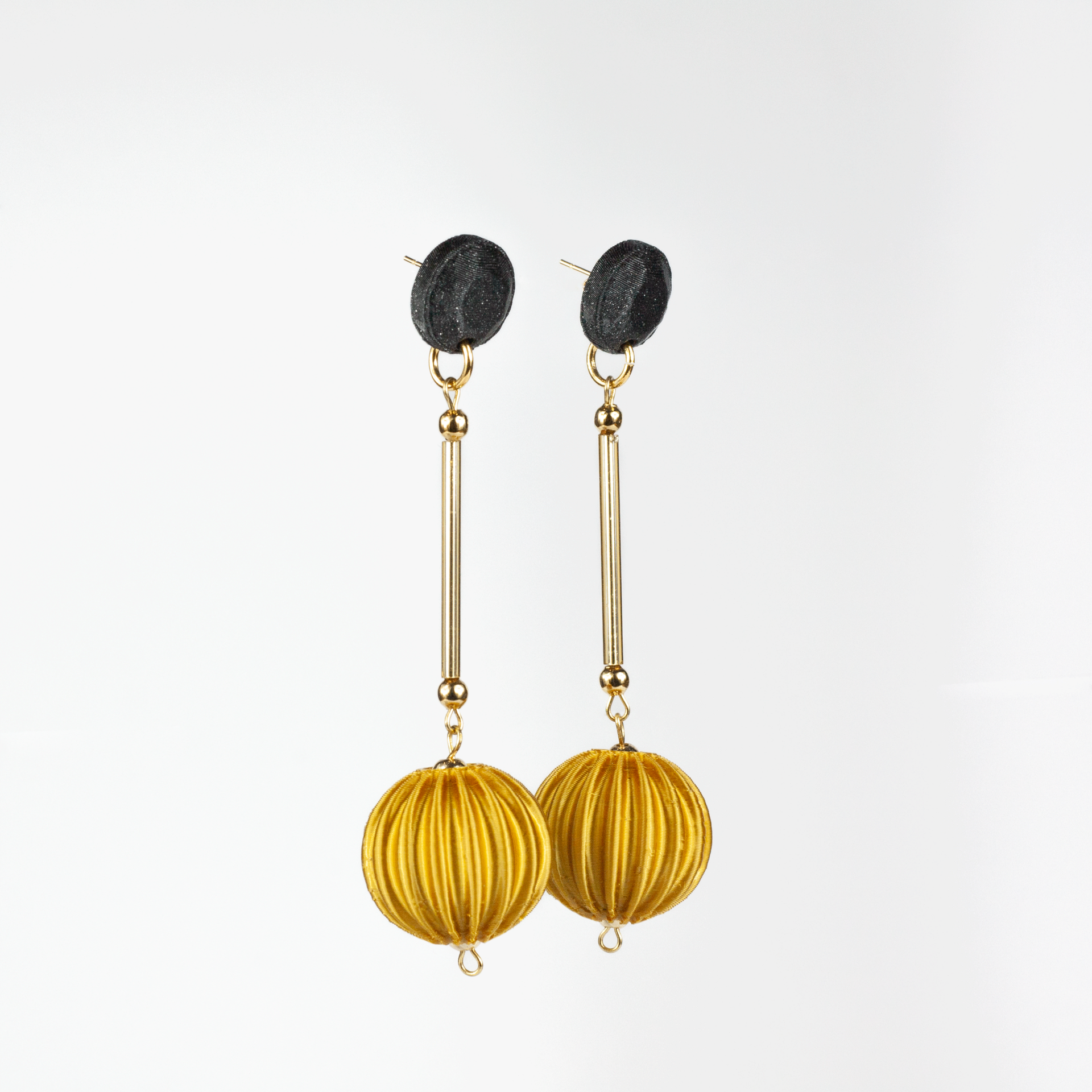 Pendientes Cassid Dorado - 4