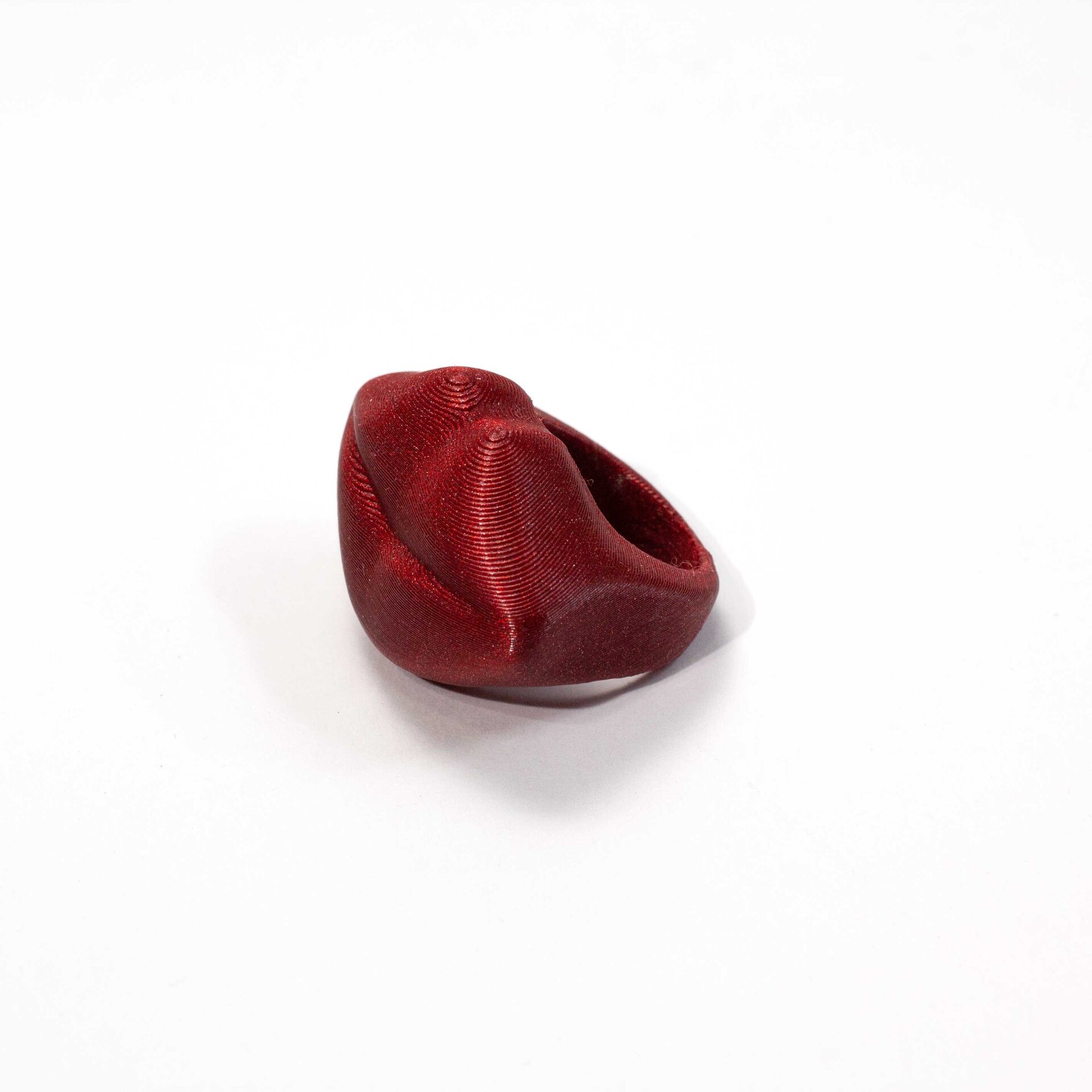 Anillo KISS Rojo Oscuro - 3