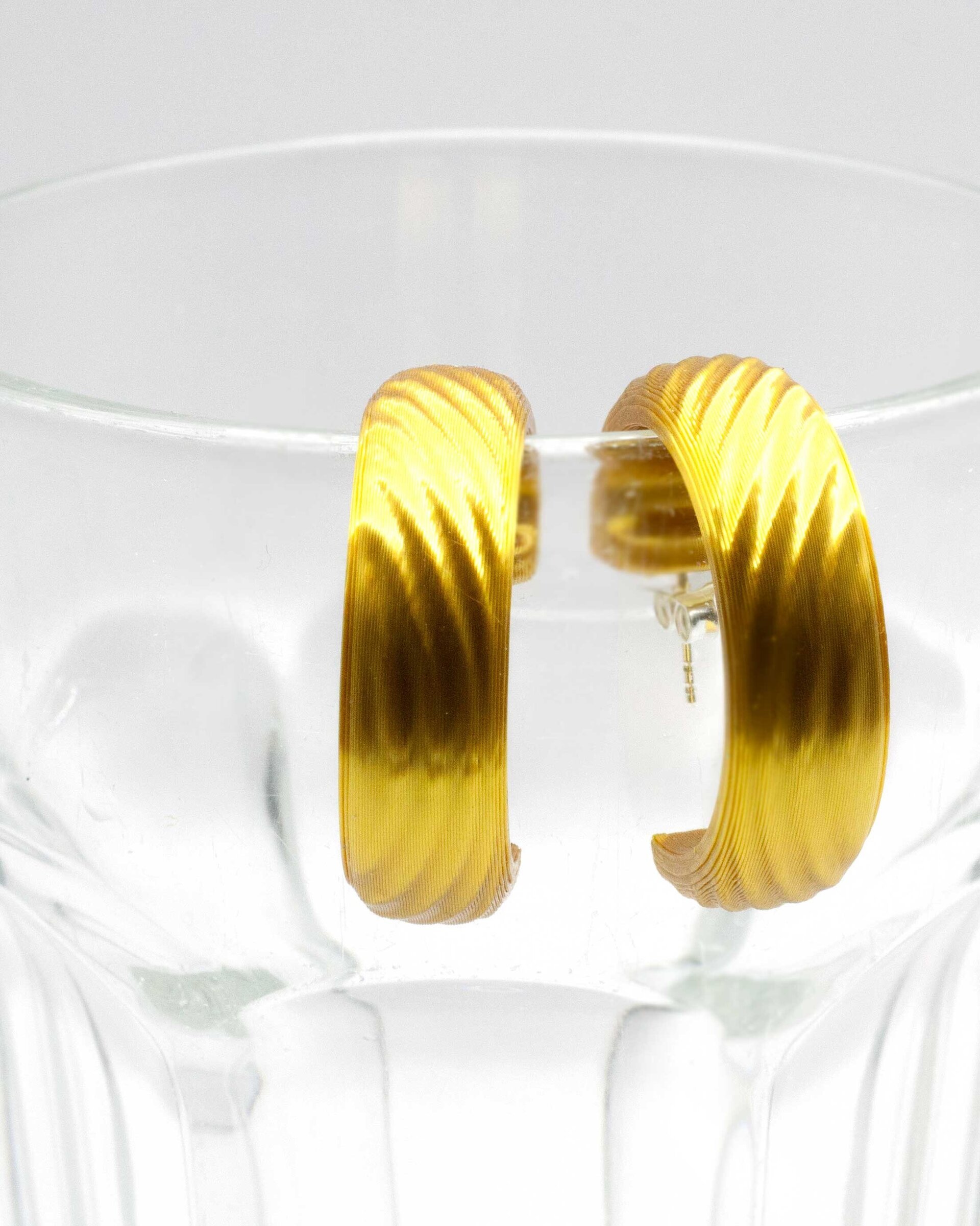 Pendientes de Aro Nouveau, en Dorado - 5