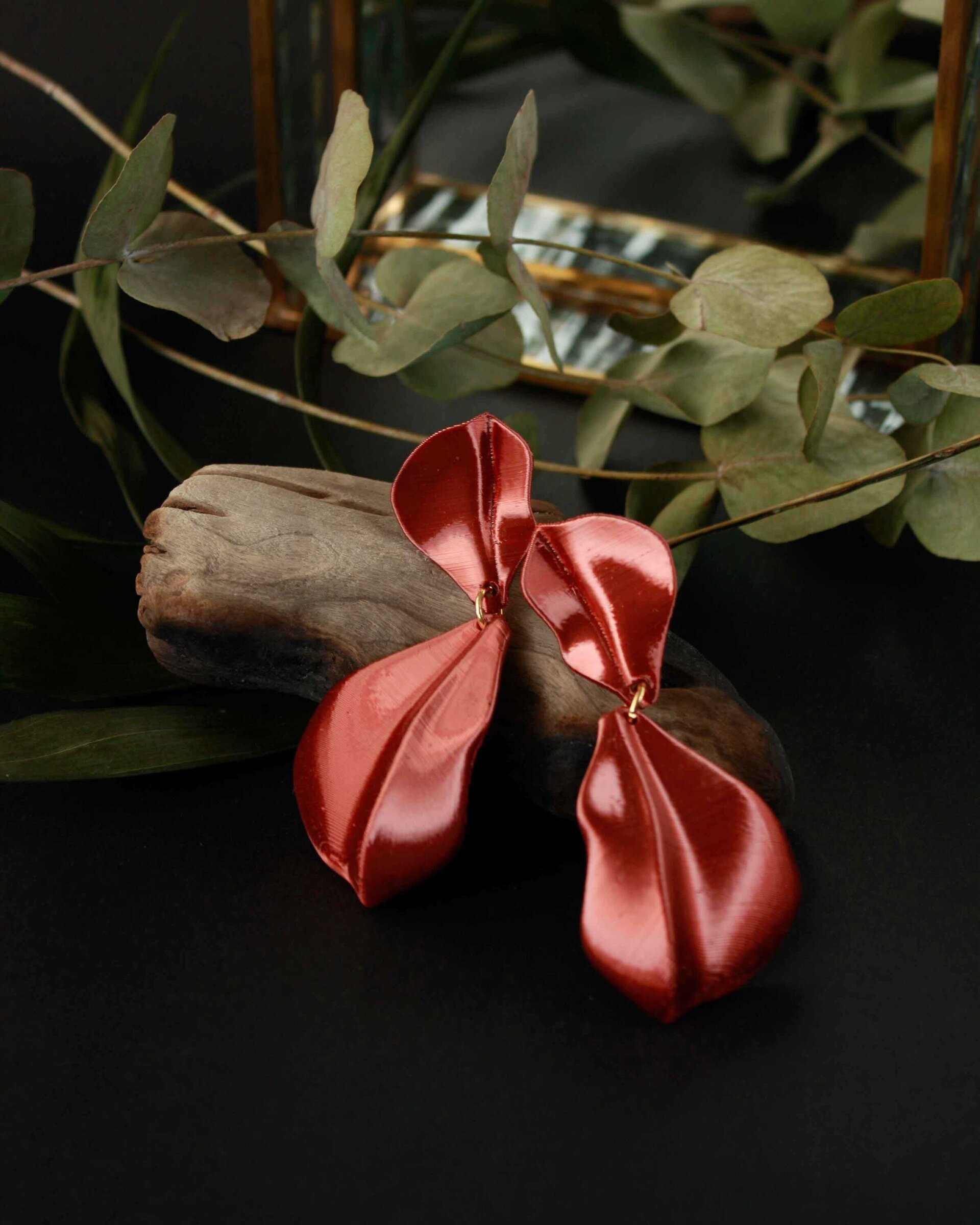 Pendientes Hanabira Cobre - 4