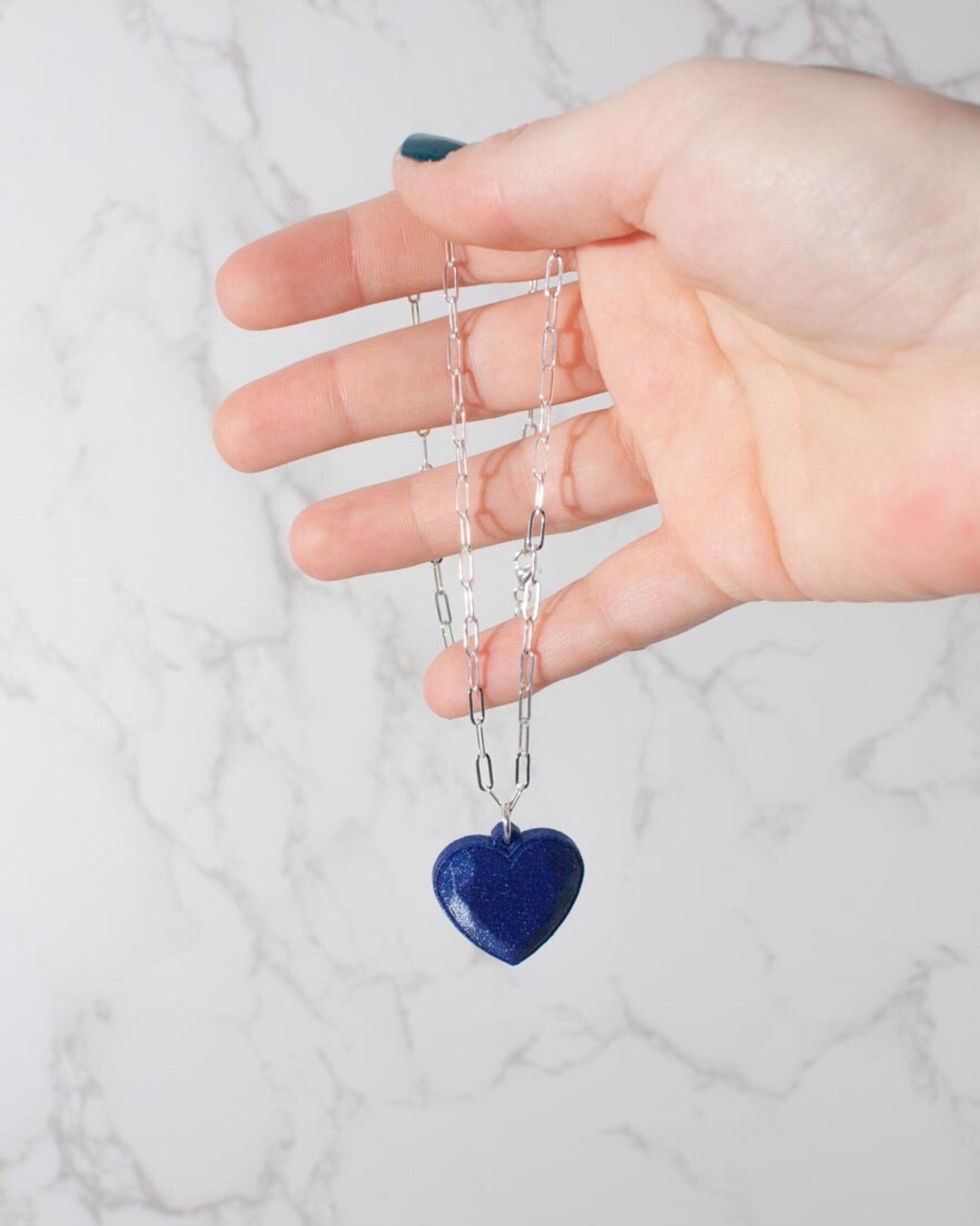 Colgante Heart Azul - 3