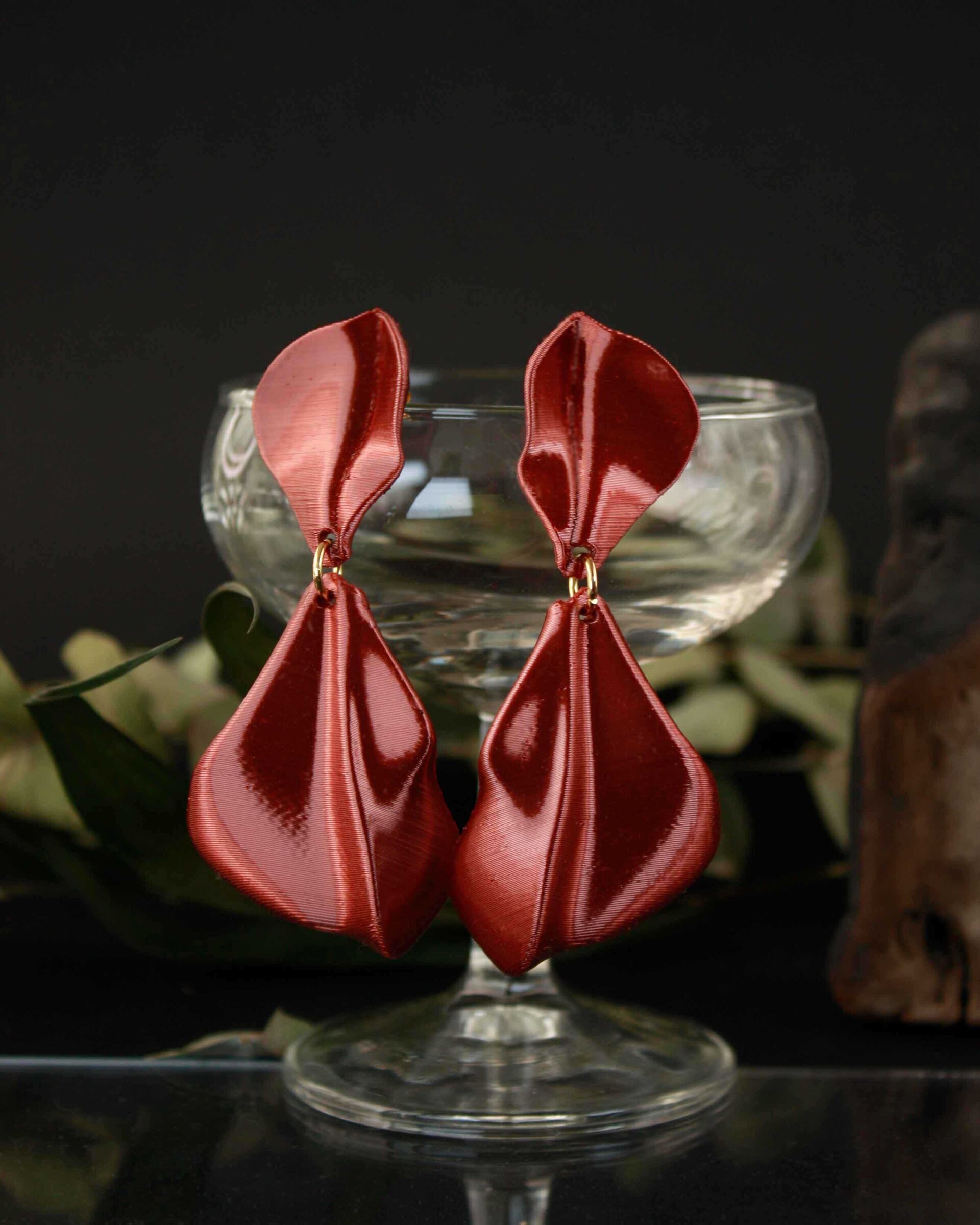 Pendientes Hanabira Cobre - 7