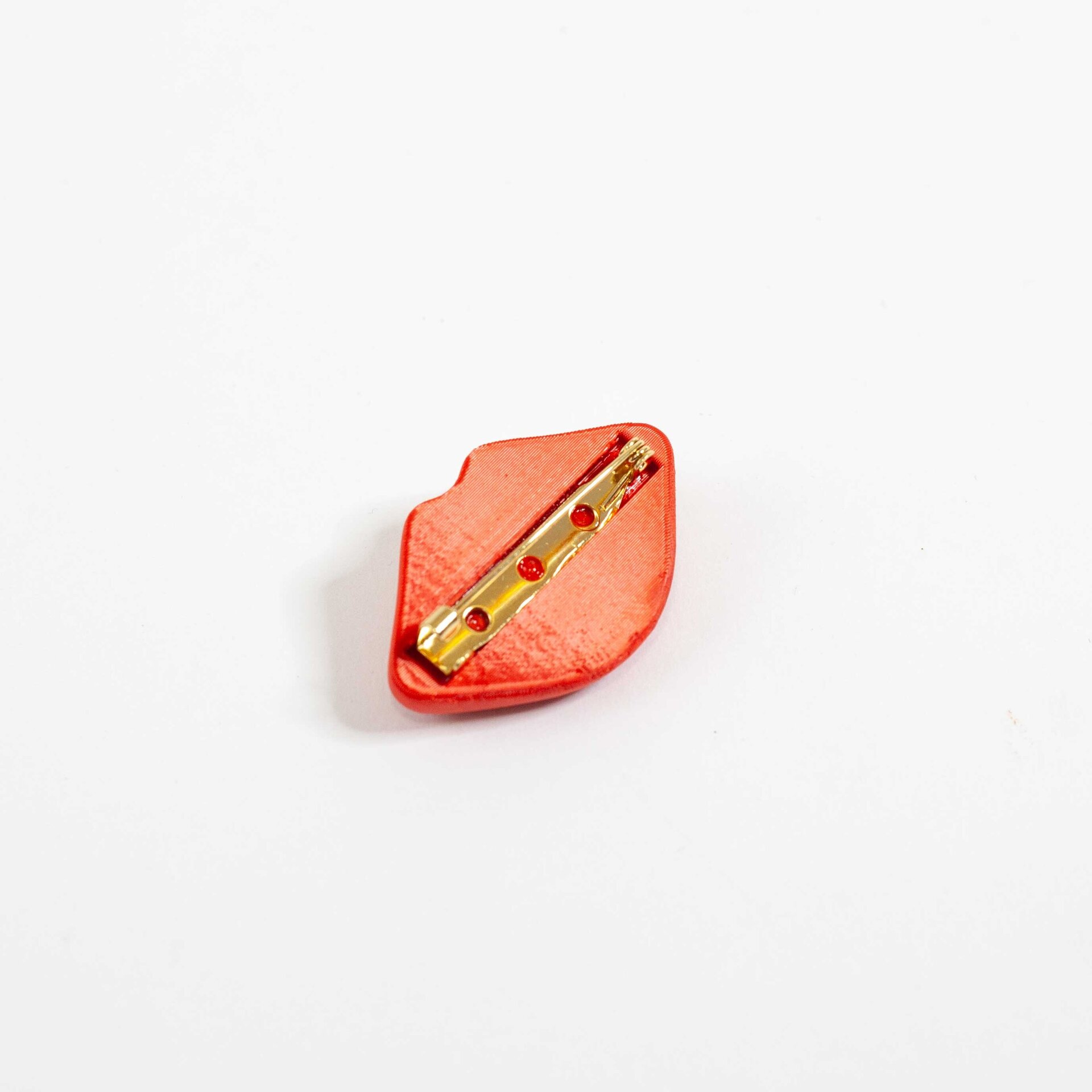 Broche Lips Rojo Coral - 4