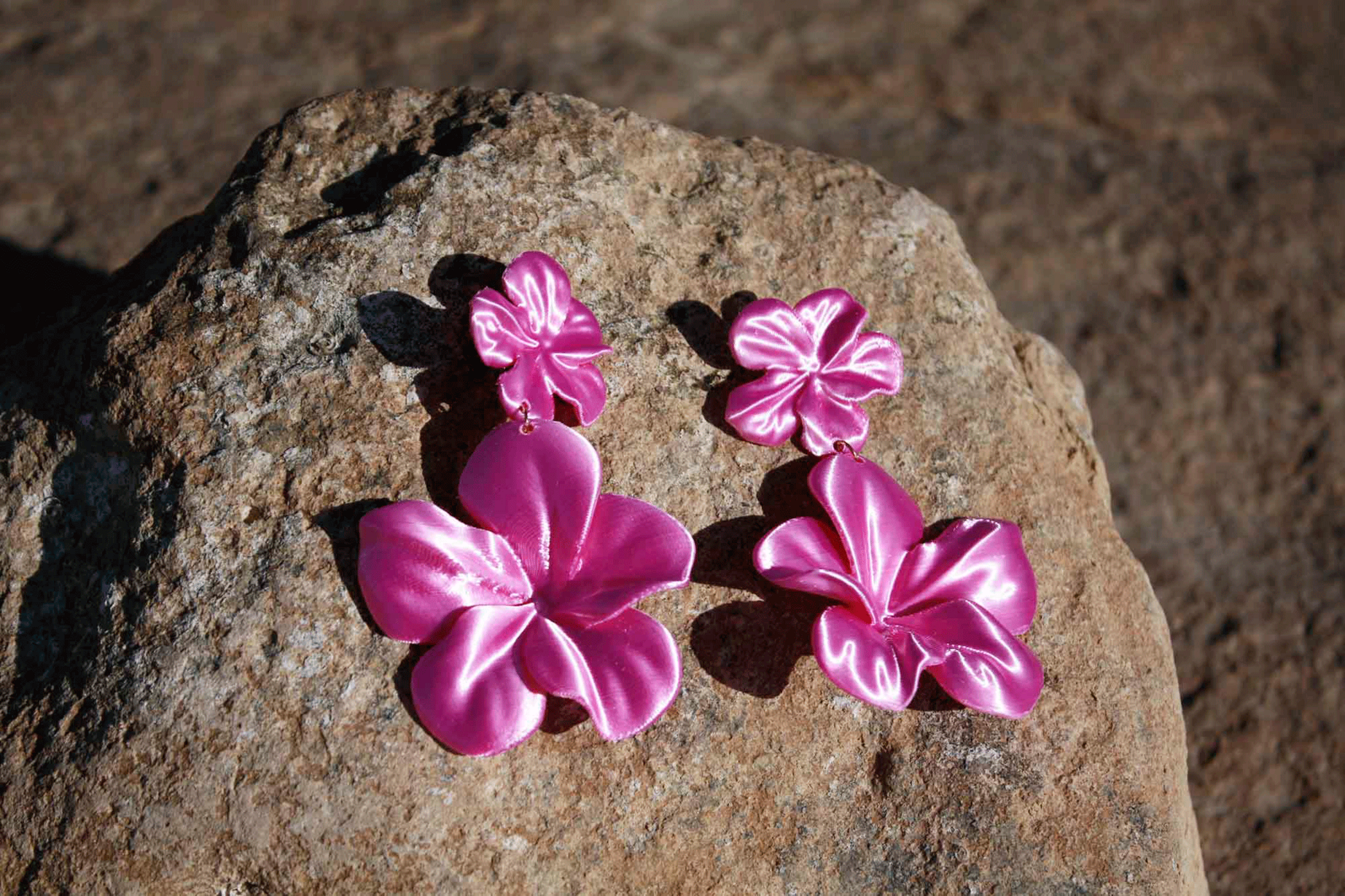 Pendientes Gran Hibis Pink - 6