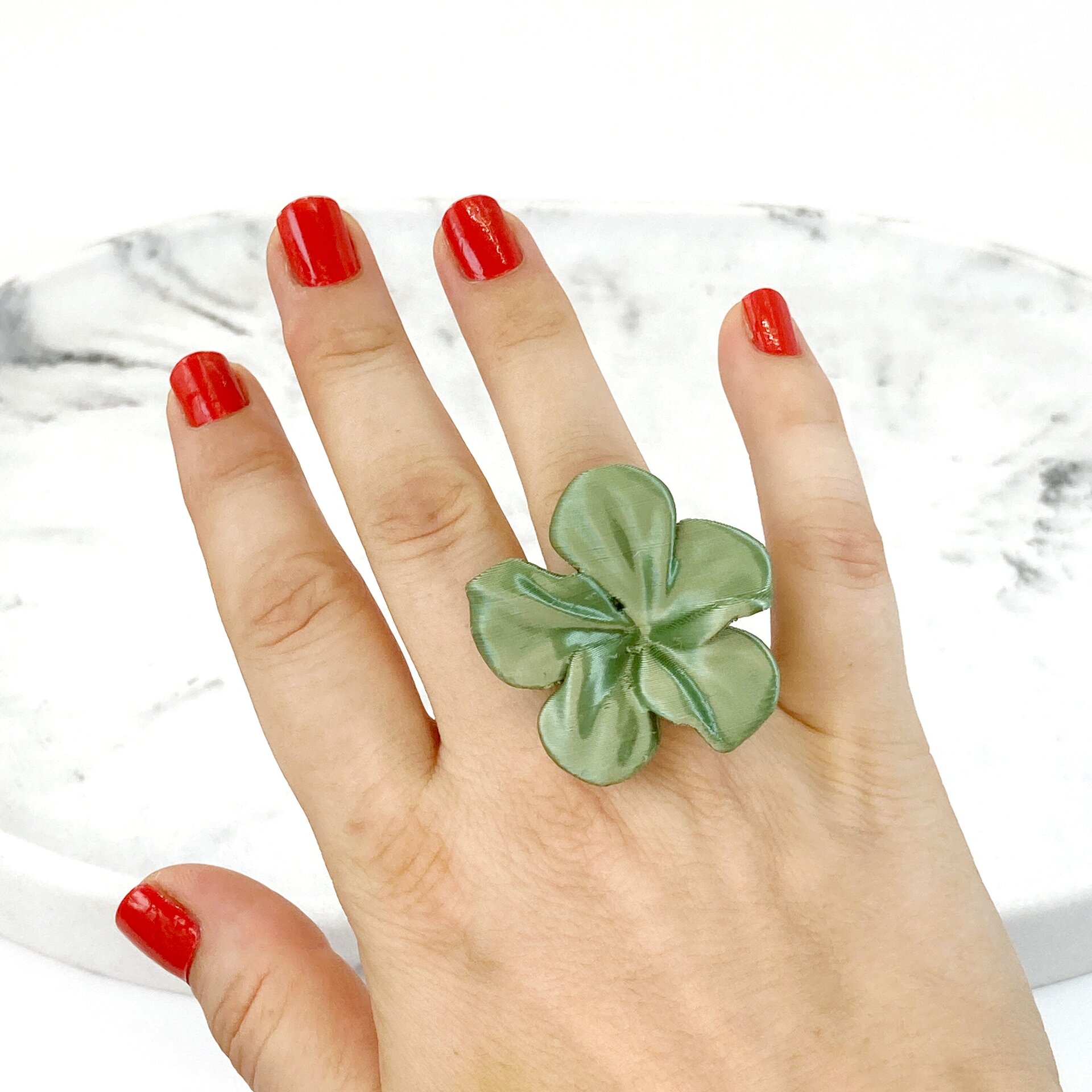 Anillo Hibis Leaf - 2