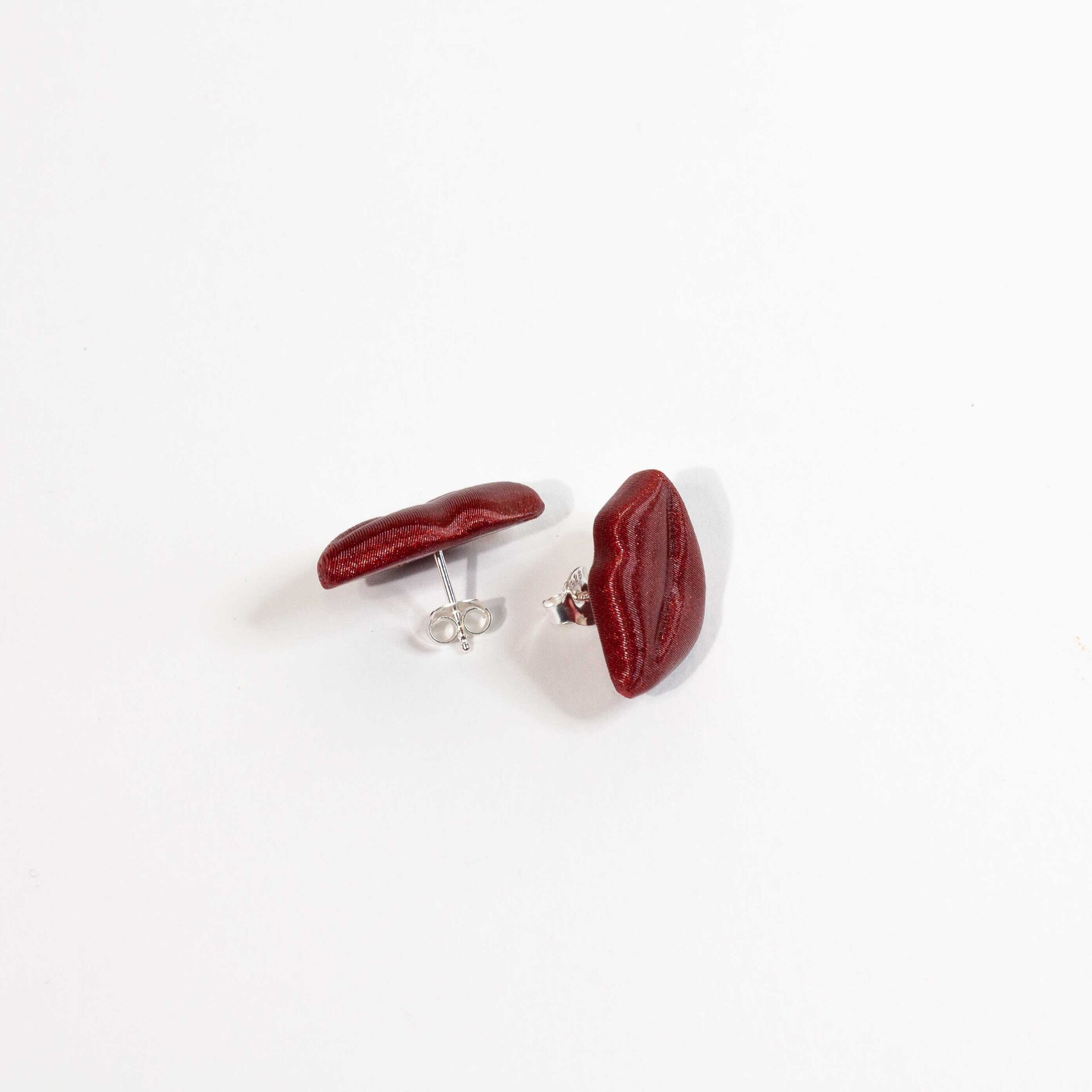 Pendientes KISSES Rojo Oscuro - 4