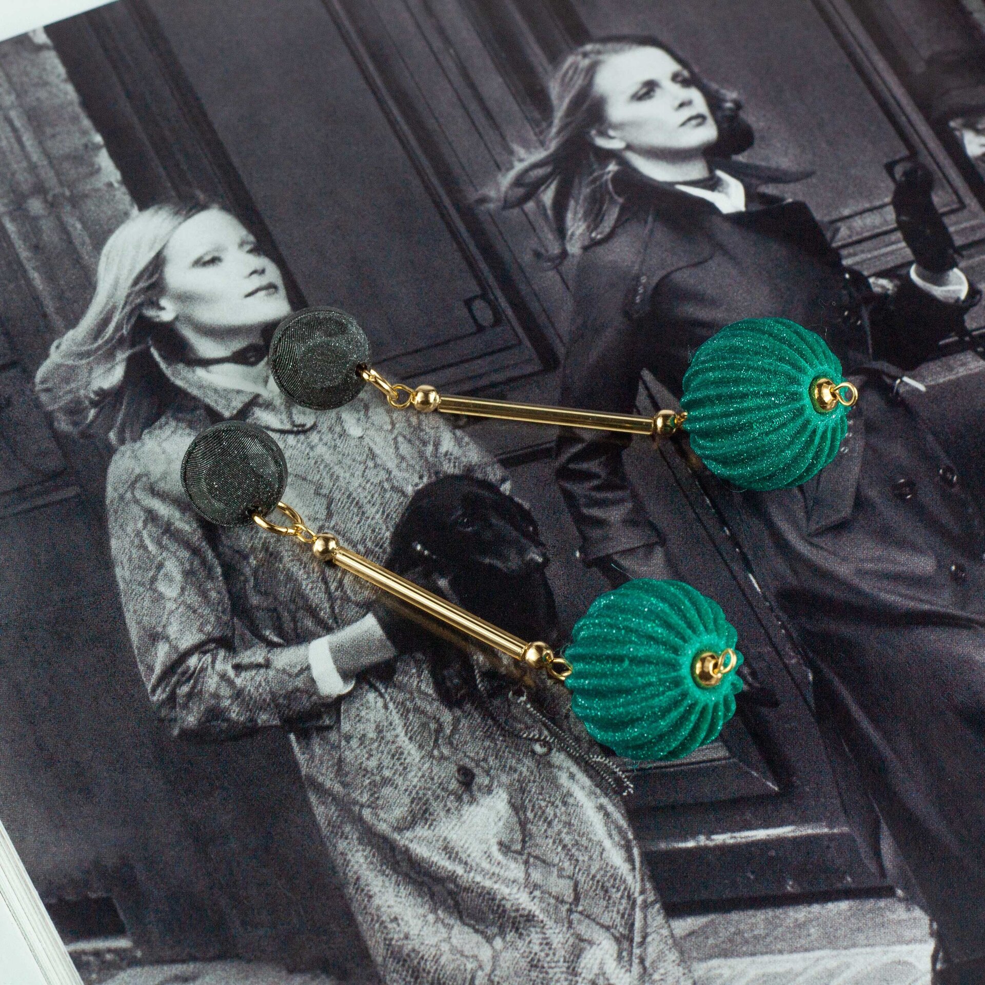 Pendientes Cassid Emerald - 3