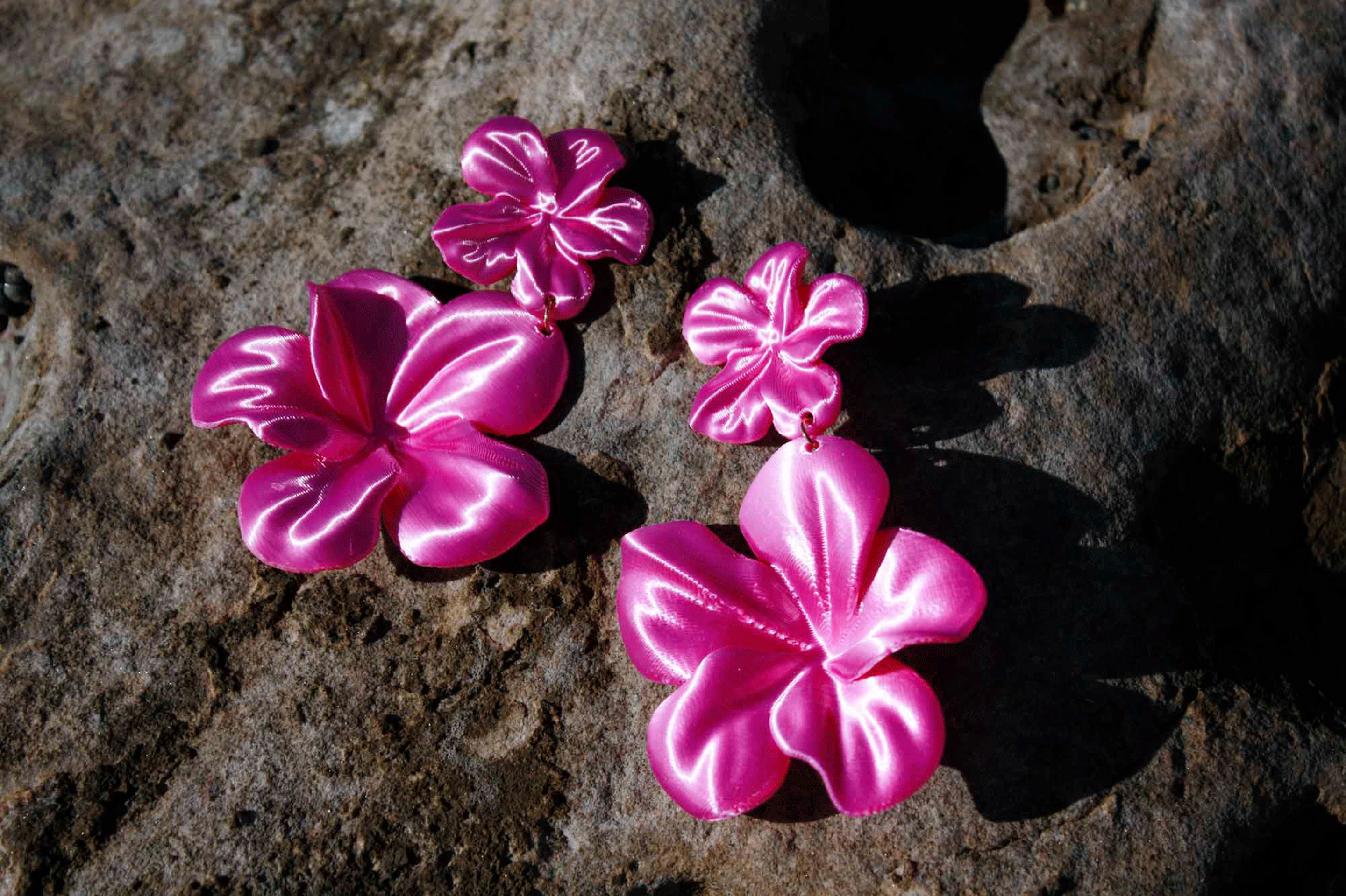 Pendientes Gran Hibis Pink - 5
